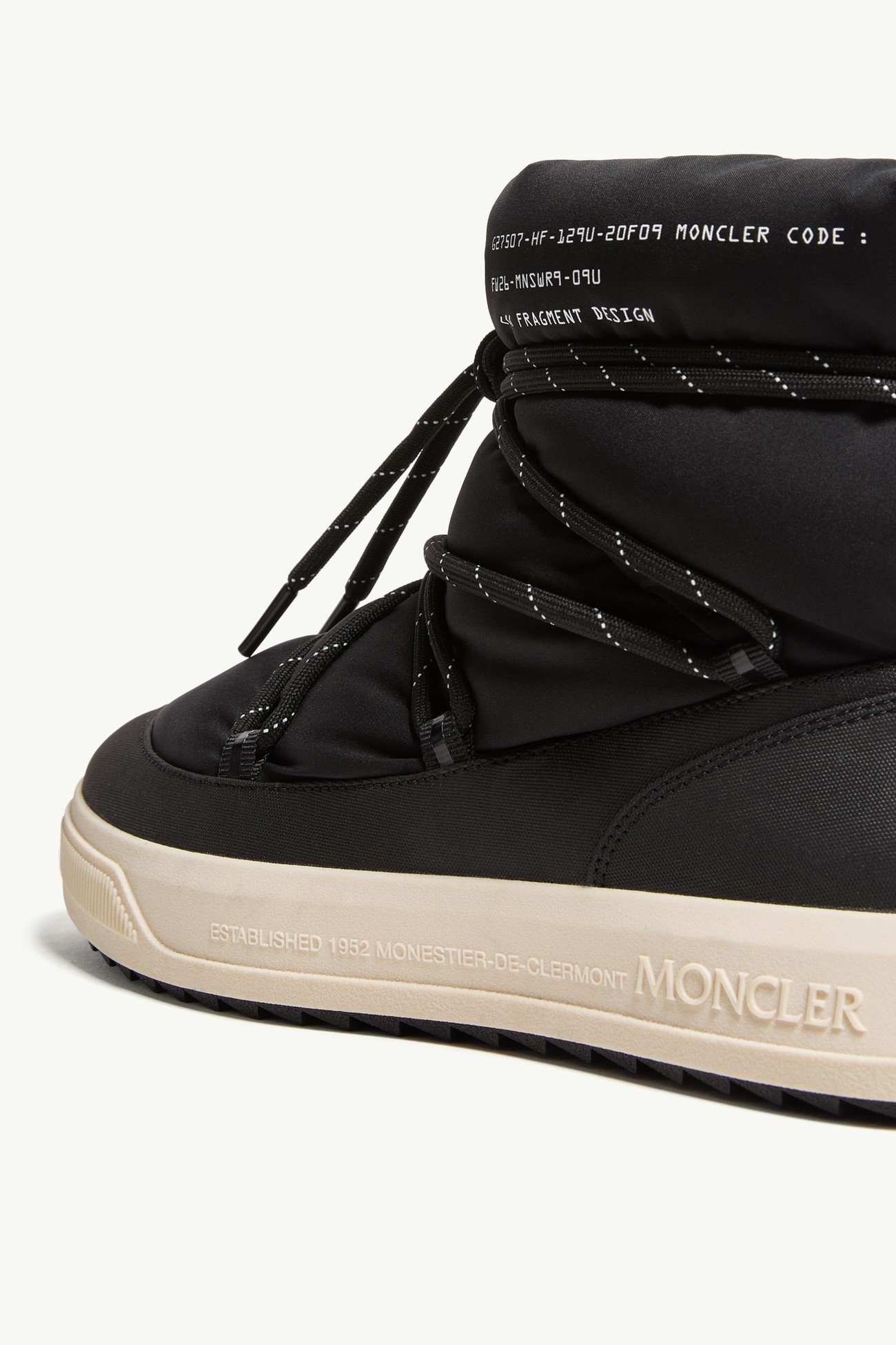 Moncler x Fragment Altive Mid雪靴 中性 黑色 Moncler 6
