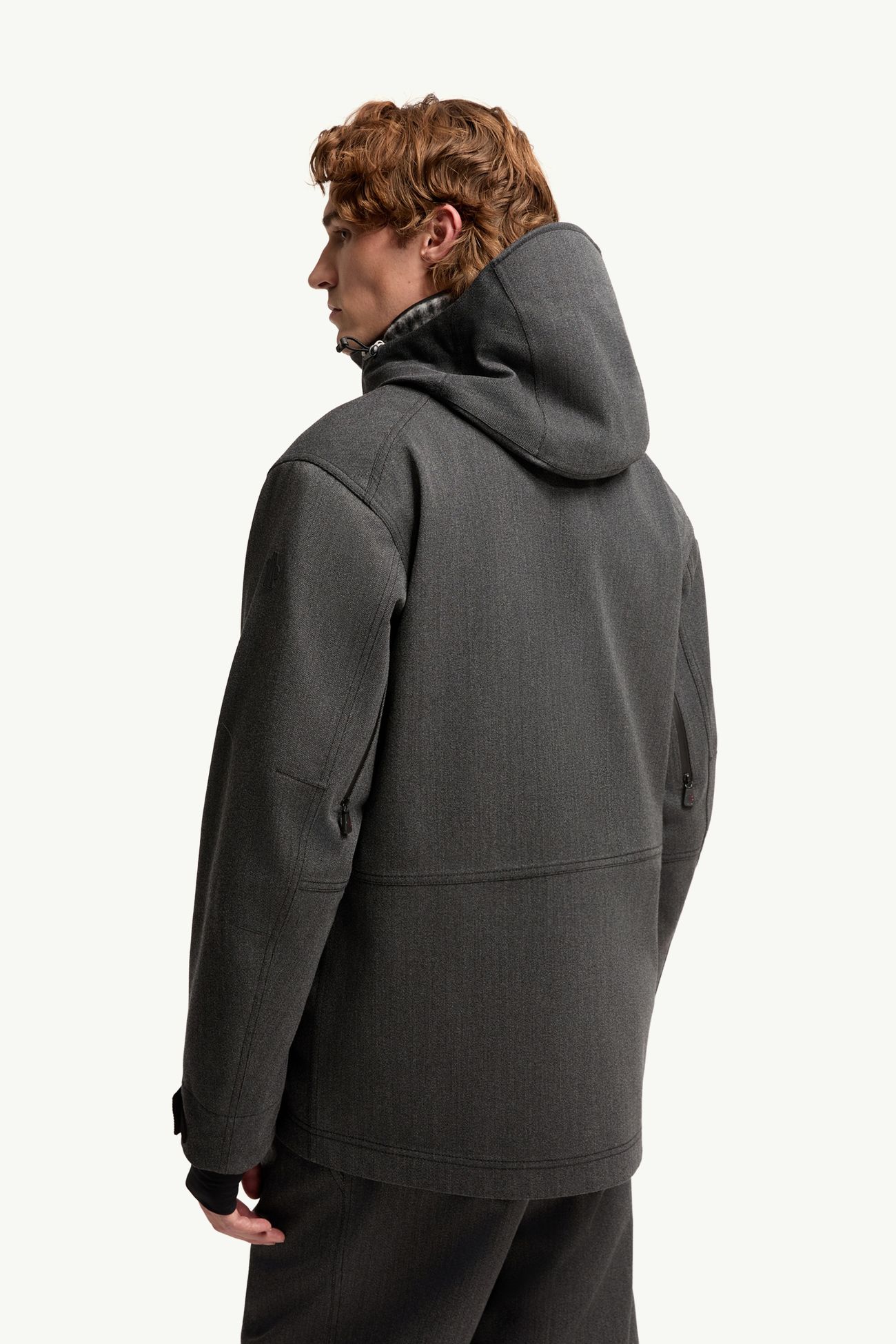 Ardiden Hooded Wool Ski Jacket Men Dark Gray Moncler 4