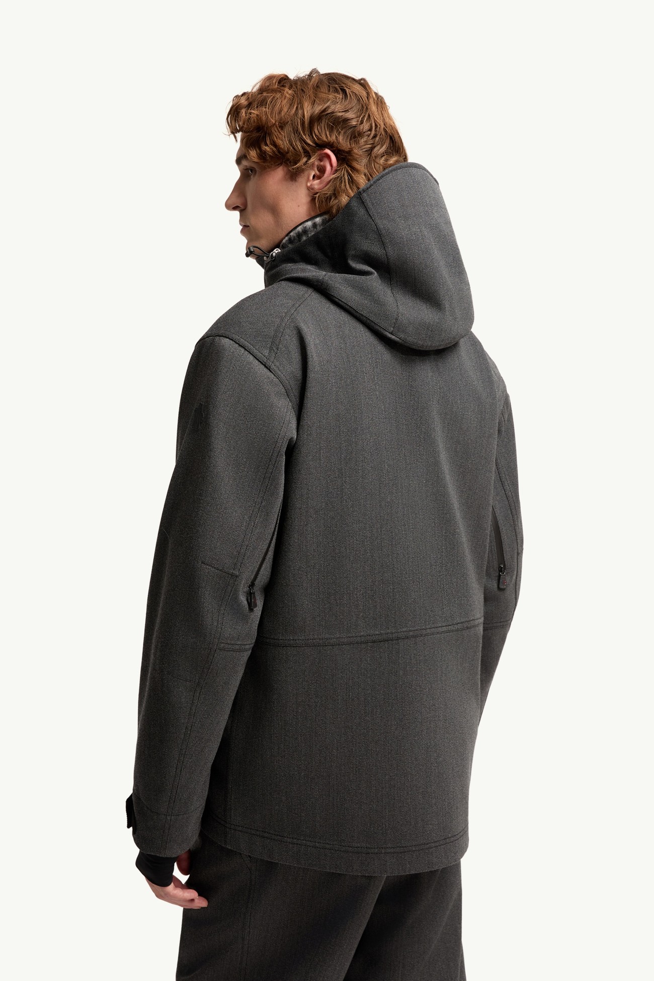 Ardiden Hooded Wool Ski Jacket Men Dark Grey Moncler 4