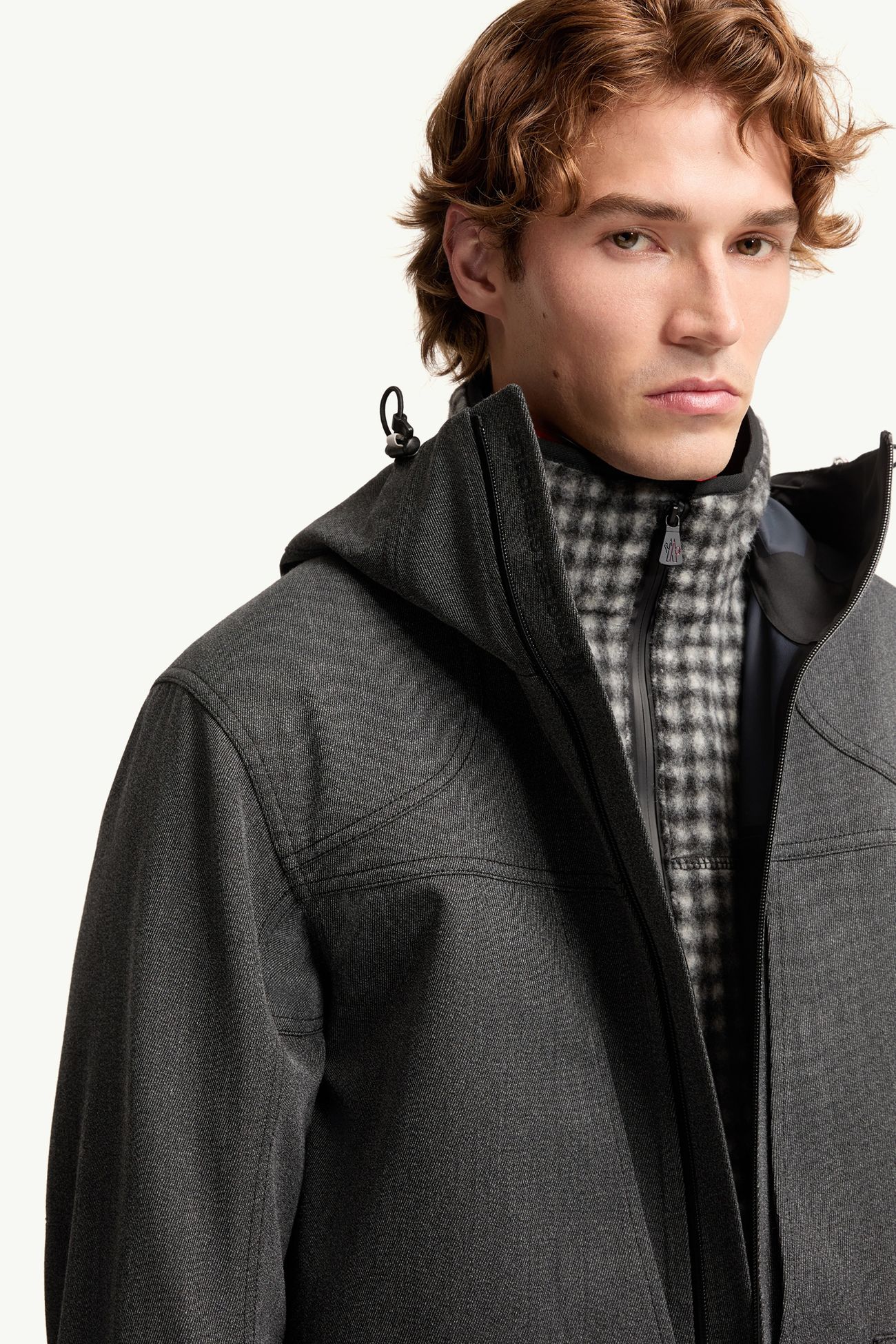 Ardiden Hooded Wool Ski Jacket Men Dark Gray Moncler 5