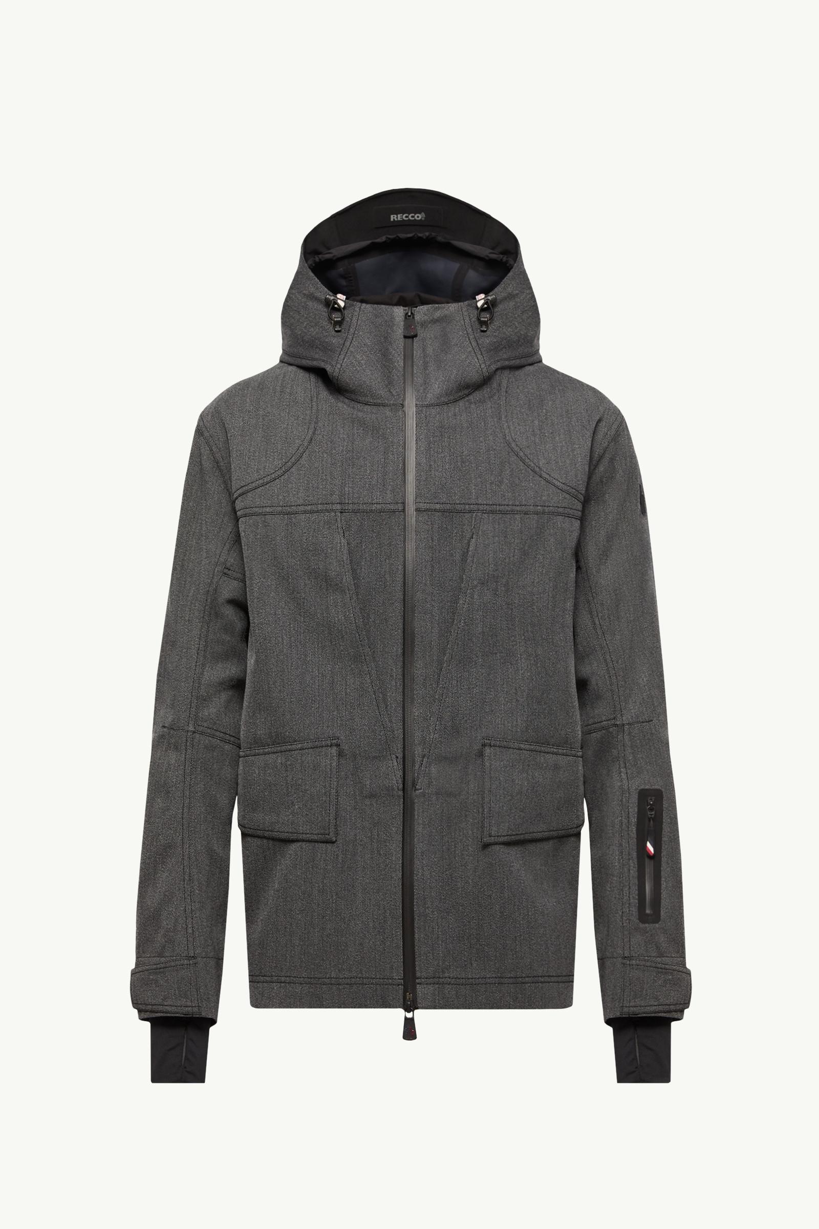 Ardiden Hooded Wool Ski Jacket Men Dark Gray Moncler, 1 of 0