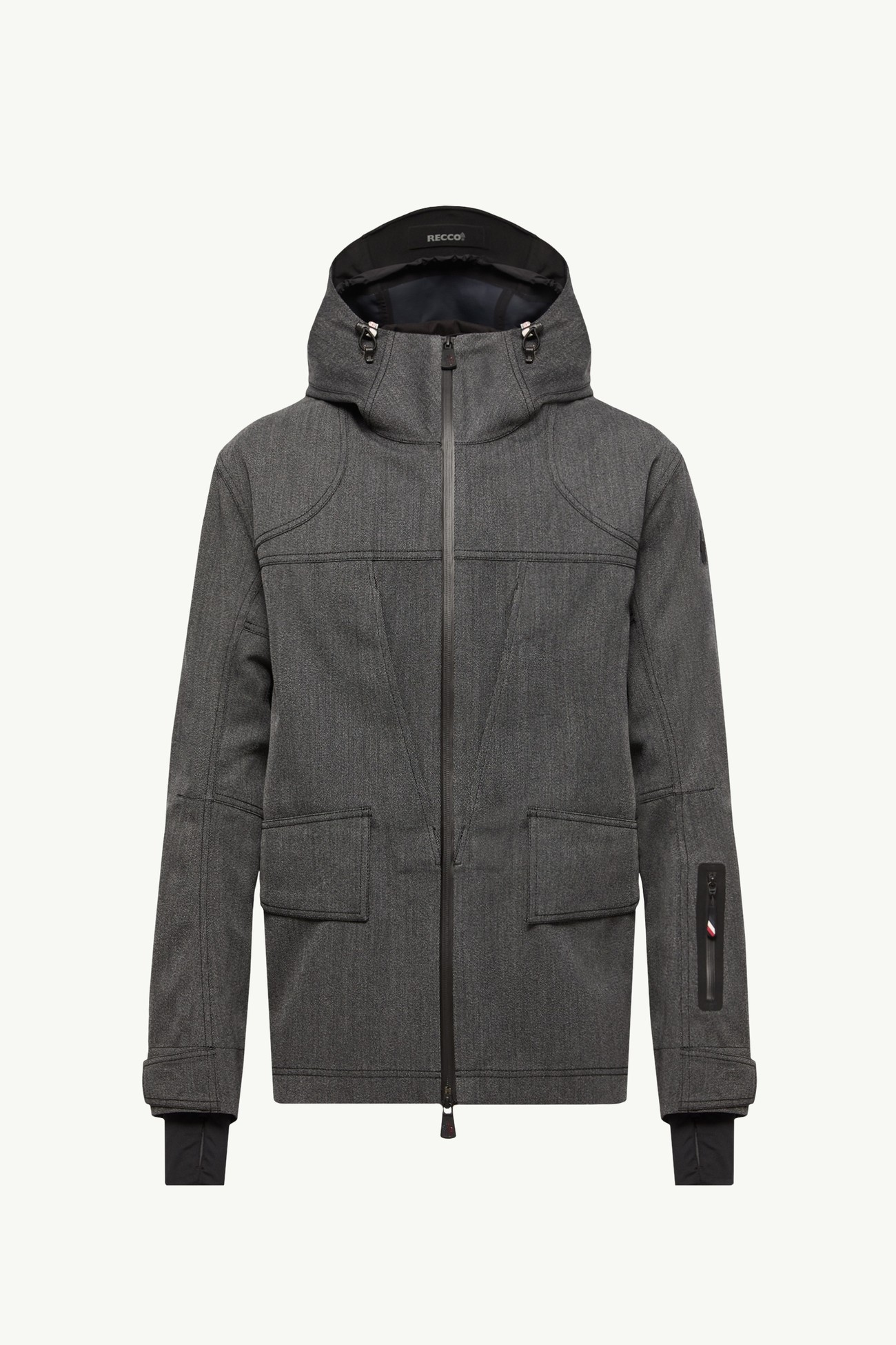 Ardiden連帽羊毛滑雪外套 男士 深灰色 Moncler 2