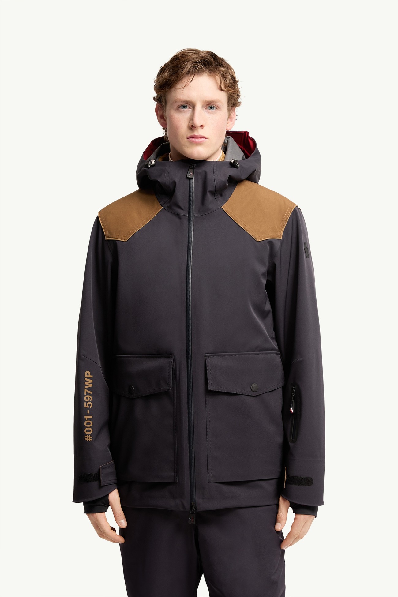 Veste de ski à capuche Vernon en GORE‑TEX® laminé Hommes Bleu foncé Moncler 3