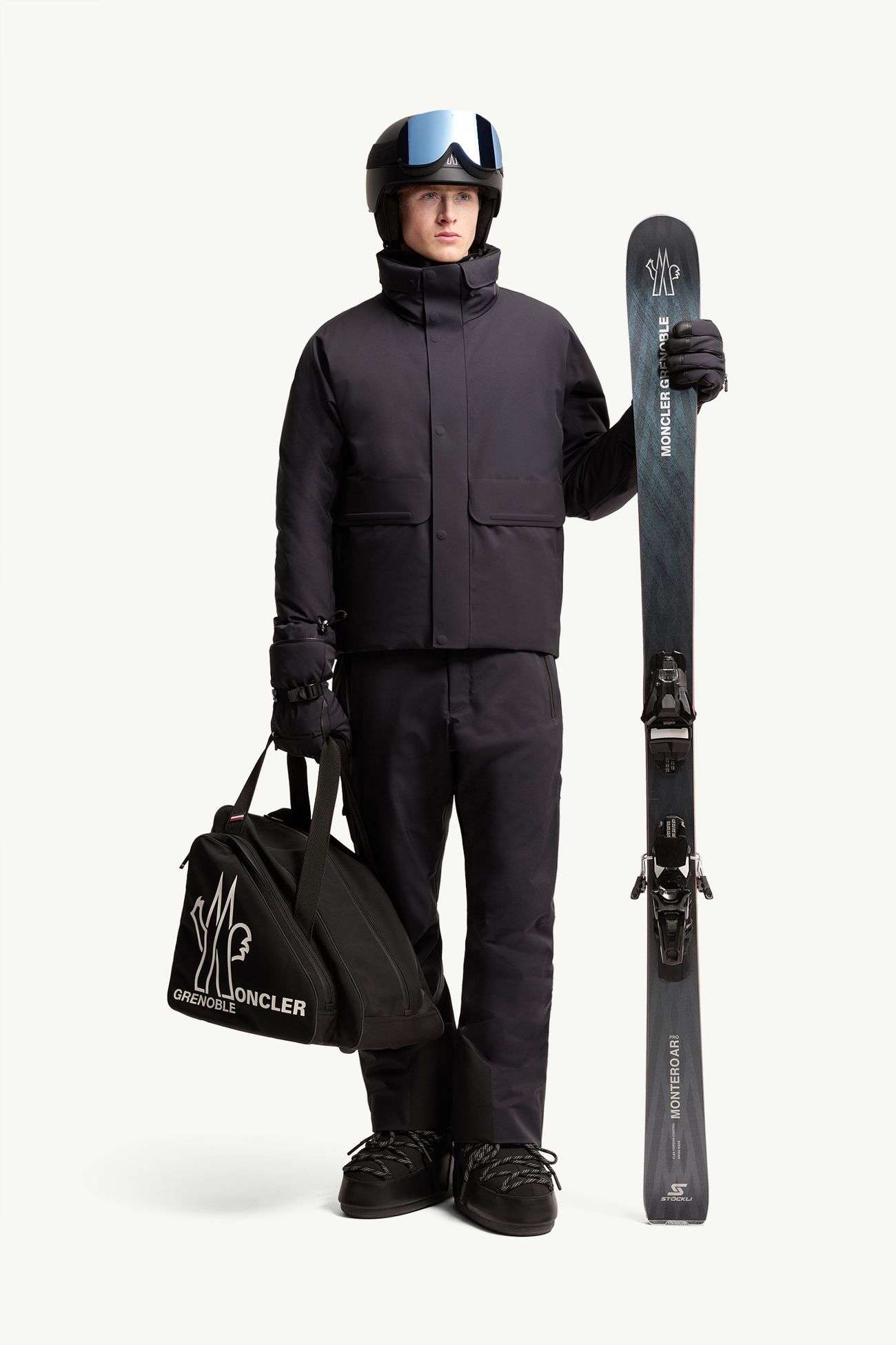 Irrenberg連帽保暖滑雪外套 男士 海軍藍色 Moncler 0