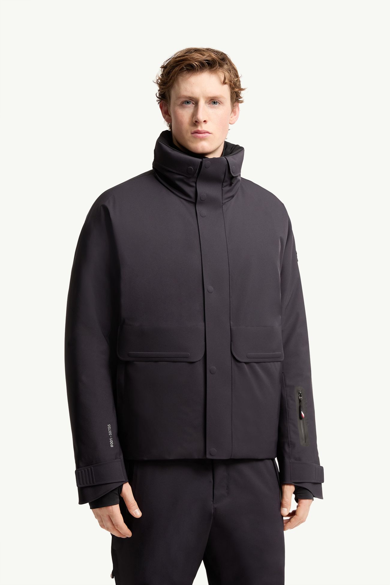 Irrenberg isolierte Skijacke mit Kapuze Herren Navyblau Moncler 3