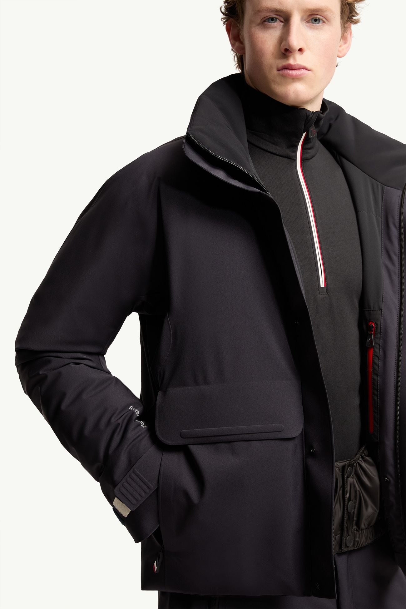Giacca da sci Imbottita Irrenberg con cappuccio Uomo Blu Navy Moncler 6