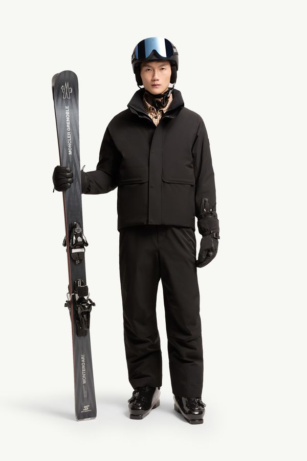 Giacca da sci isolante Irrenberg con cappuccio Uomo Nero Moncler 0