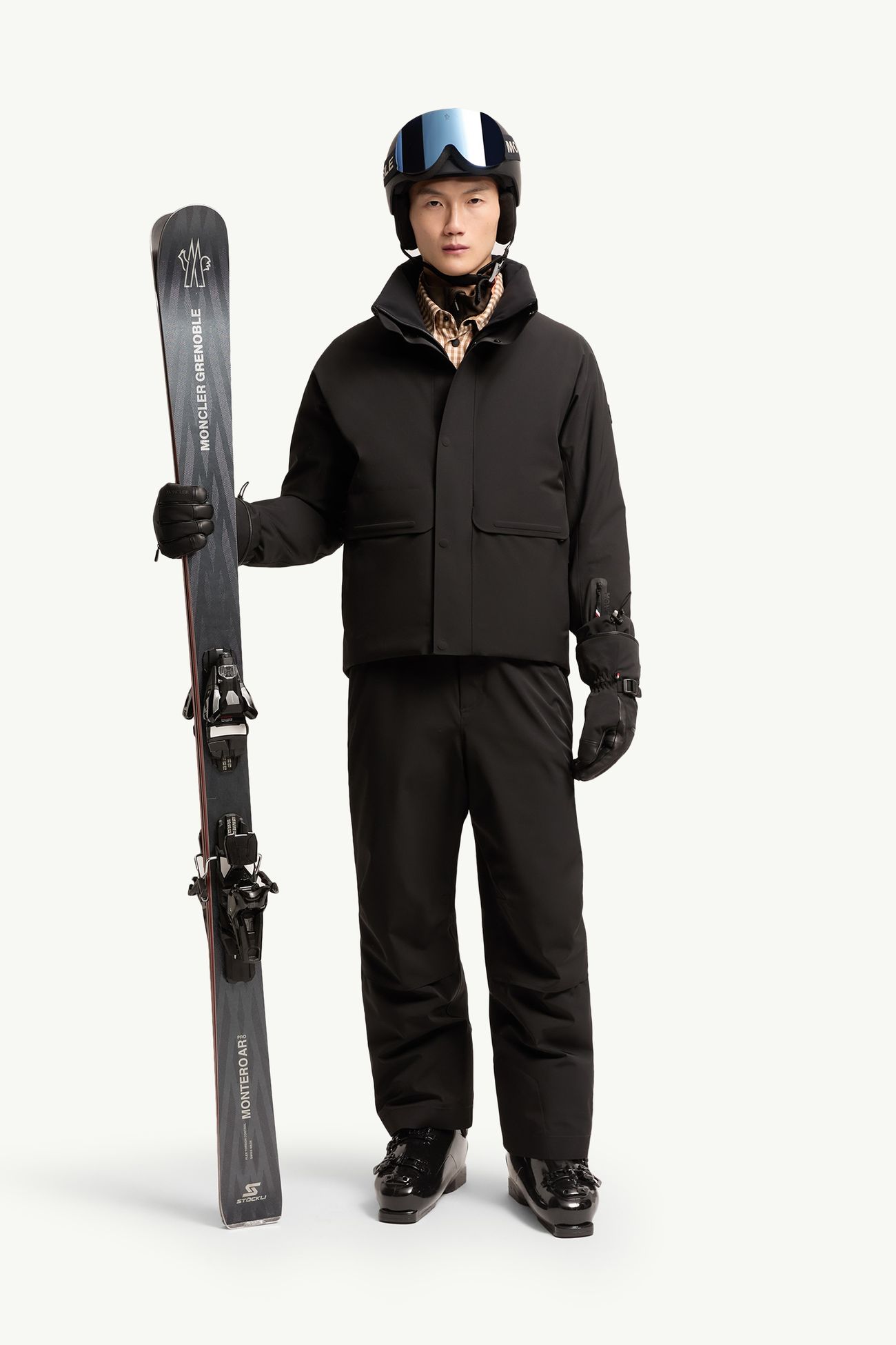 Irrenberg連帽保暖滑雪外套 男士 黑色 Moncler 0