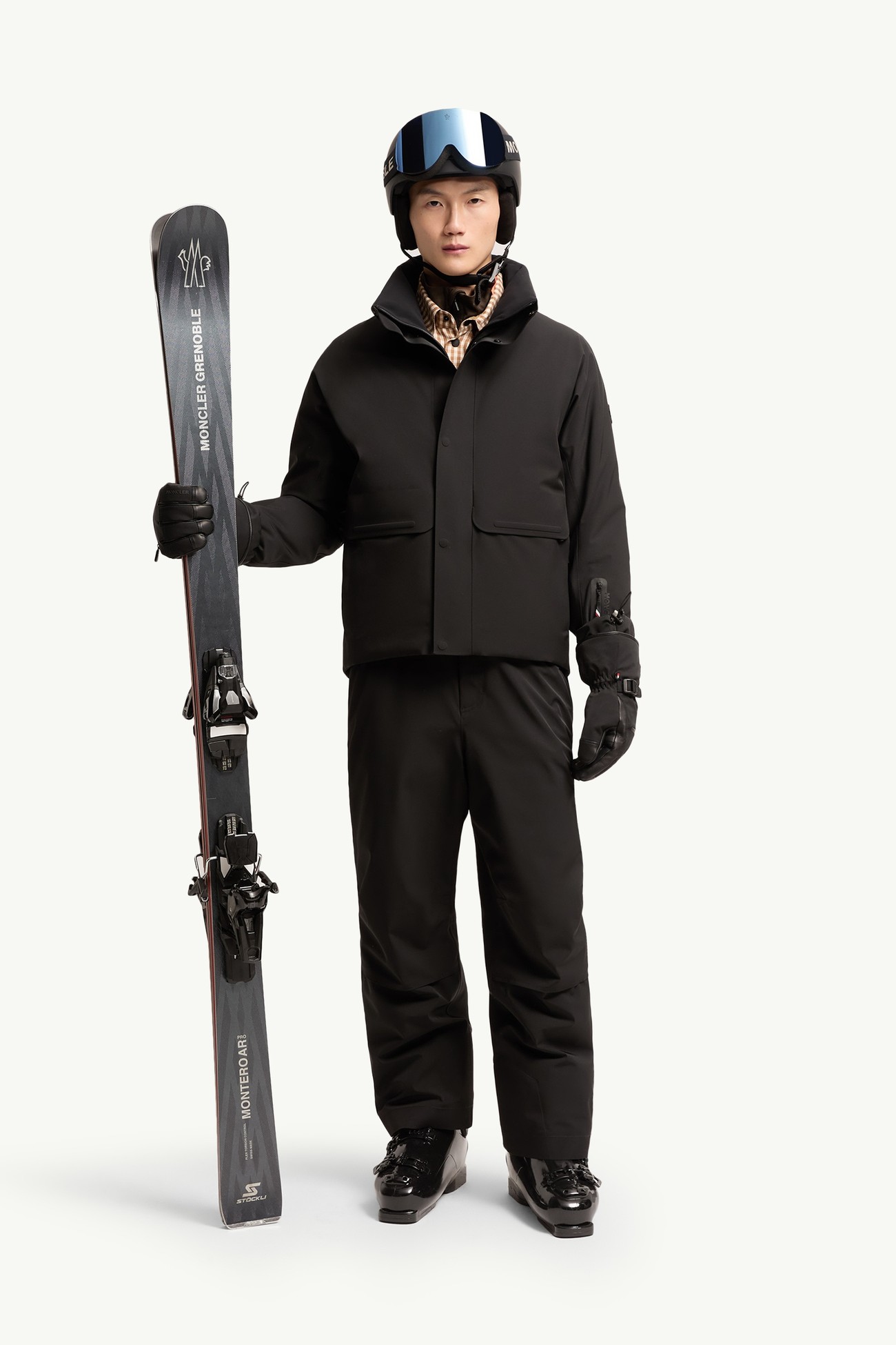 Irrenberg連帽保暖滑雪外套 男士 黑色 Moncler 0