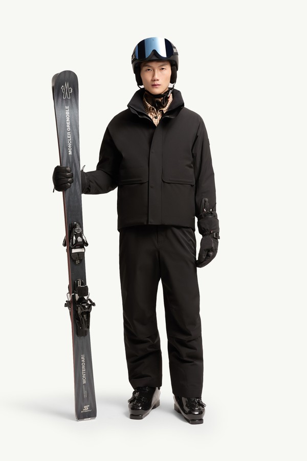 Irrenberg連帽保暖滑雪外套 男士 黑色 Moncler 0