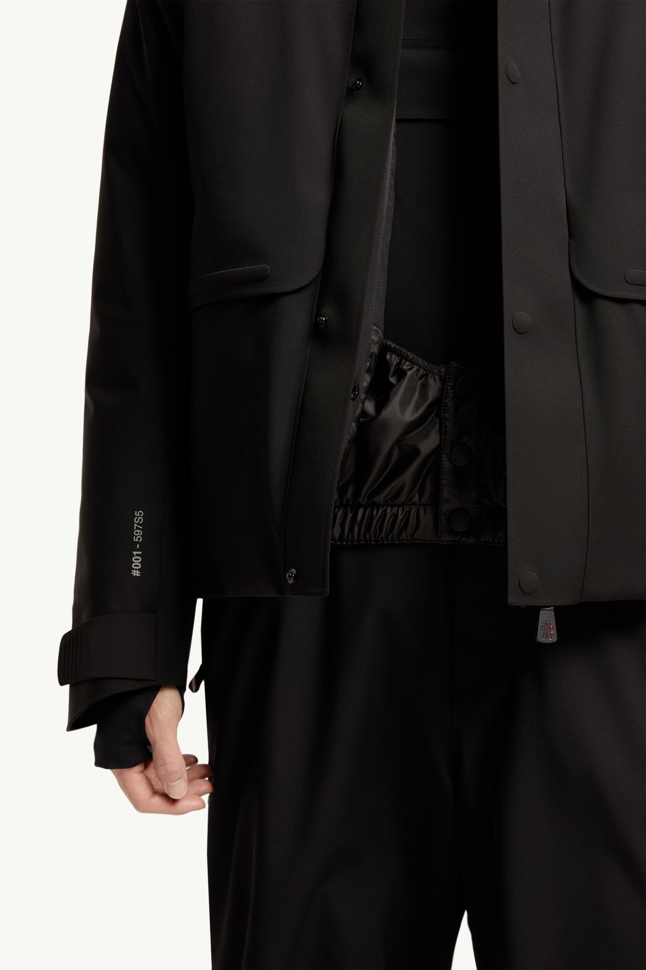 Giacca da sci isolante Irrenberg con cappuccio Uomo Nero Moncler 6