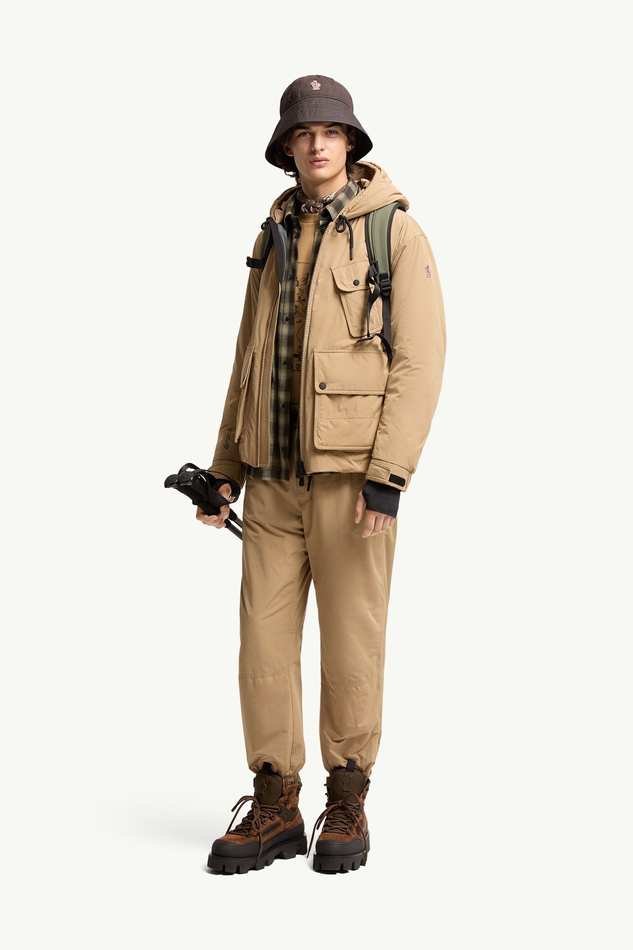 Giacca imbottita corta Ober Uomo Beige Moncler 0