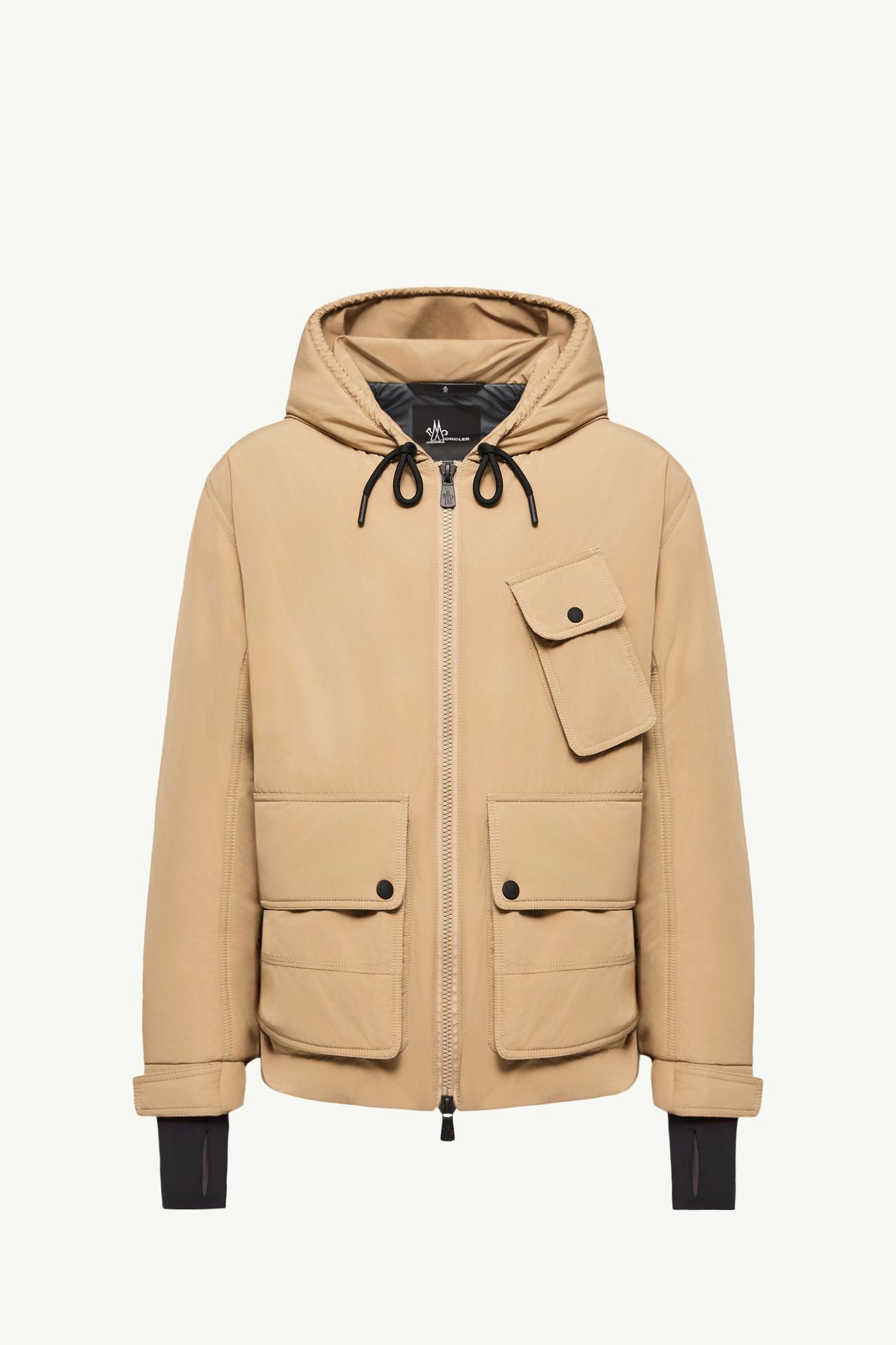 Ober Short Padded Jacket Men Beige Moncler 2