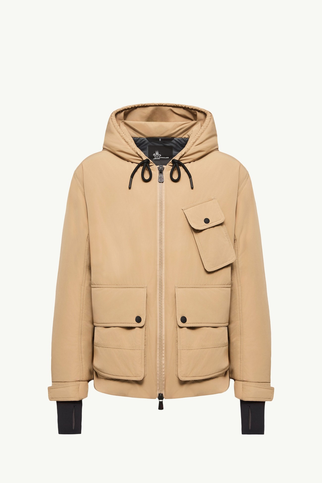 Ober Short Padded Jacket Men Beige Moncler 2