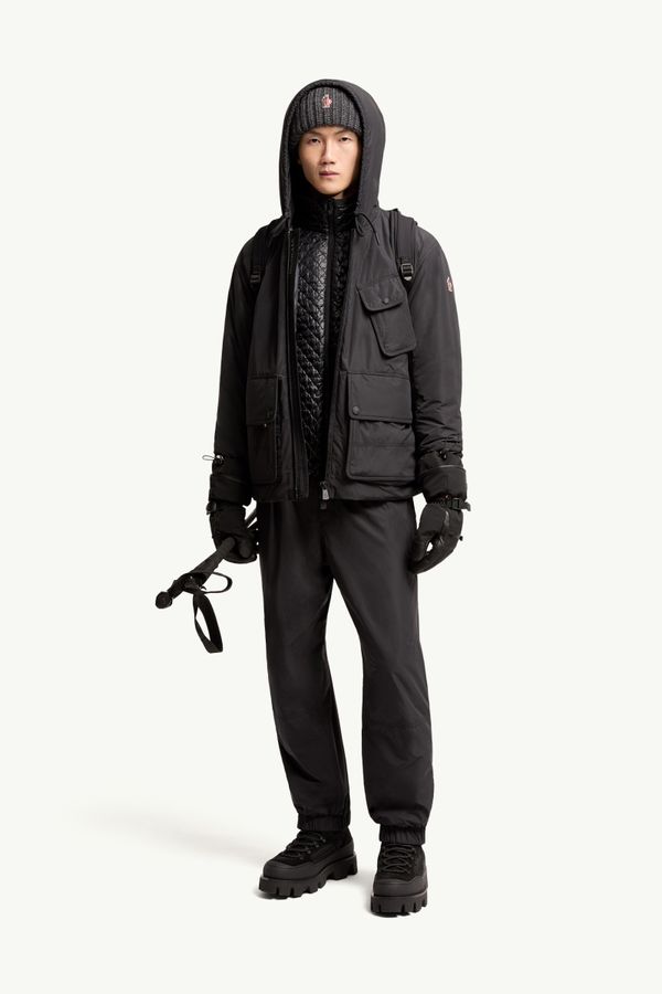 Chaqueta acolchada corta Ober Hombre Negro Moncler 0