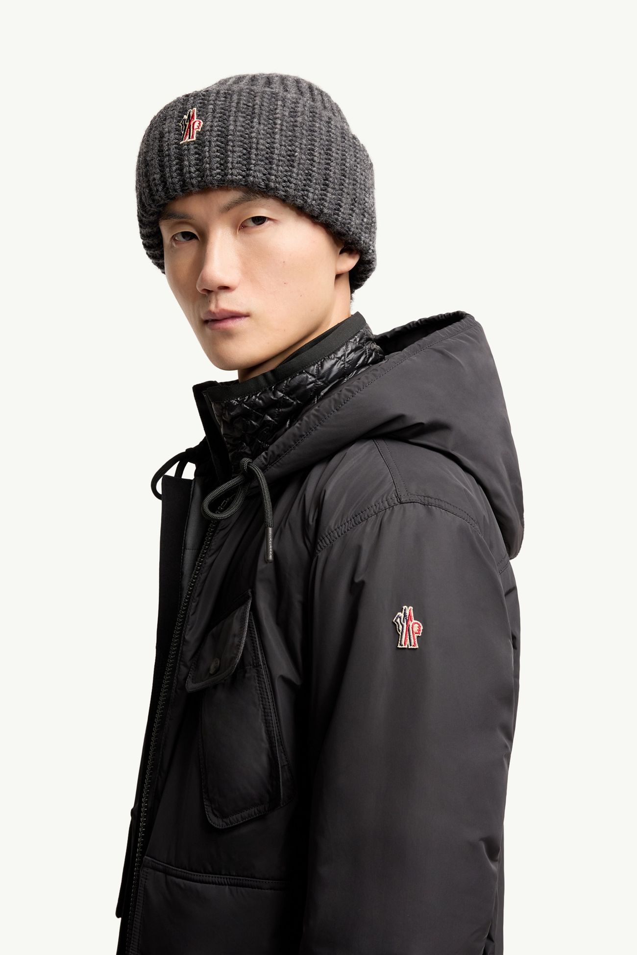 Ober男士短款加衬夹克外套 男士 黑色 Moncler 1