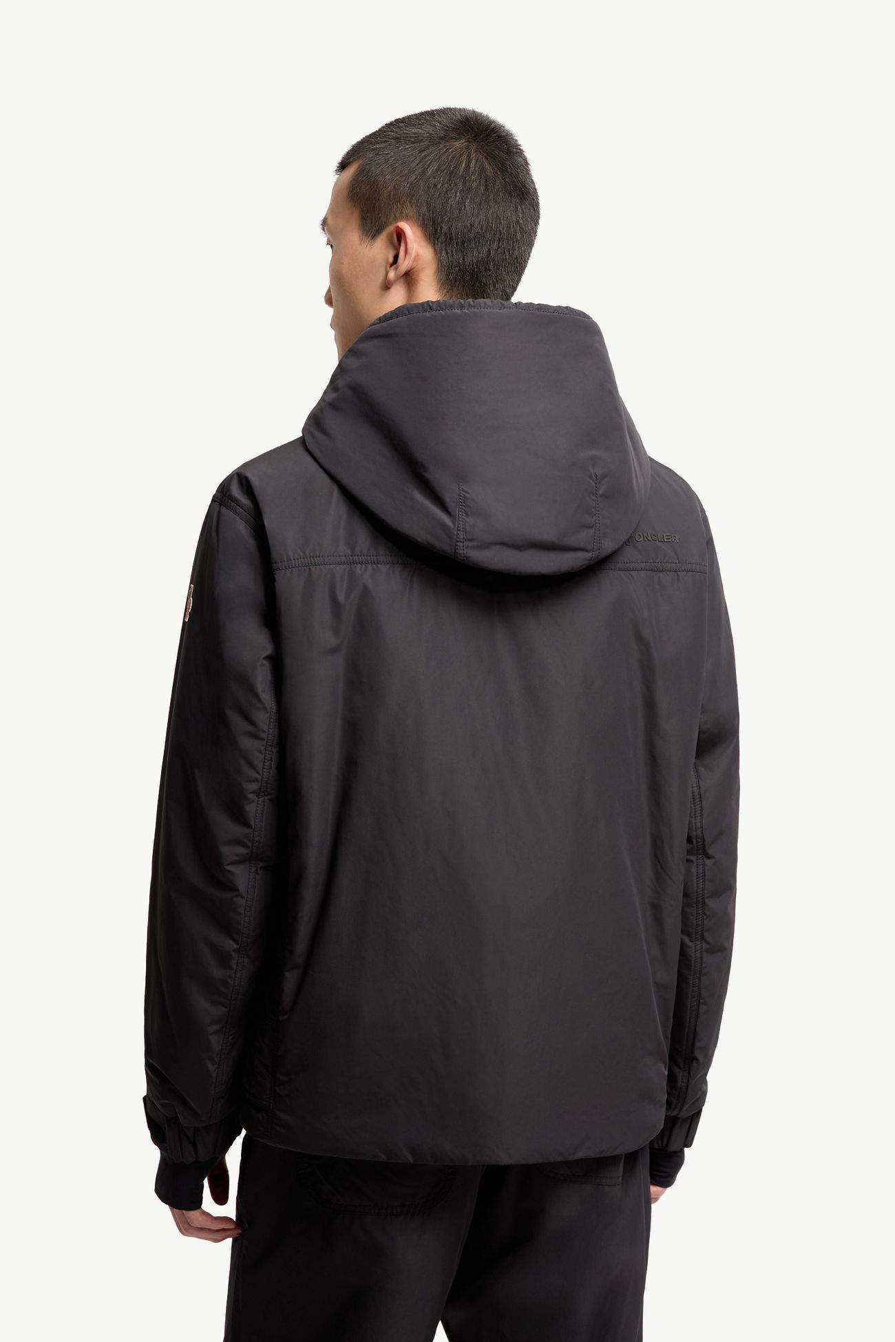 Ober男士短款加衬夹克外套 男士 黑色 Moncler 4