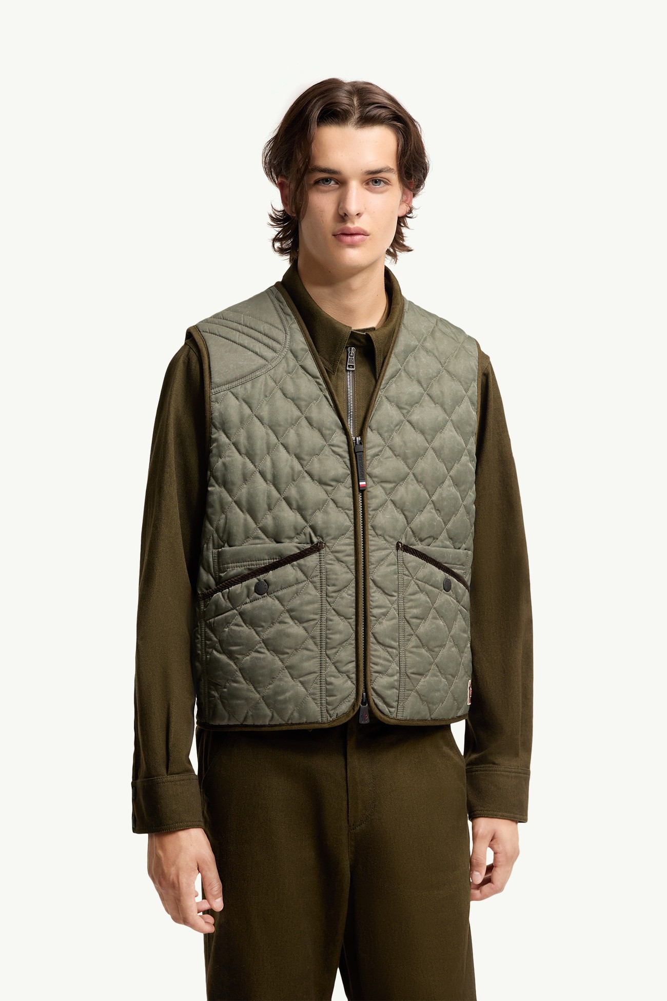 Ilmen Steppweste Herren Salbeigrün Moncler 3