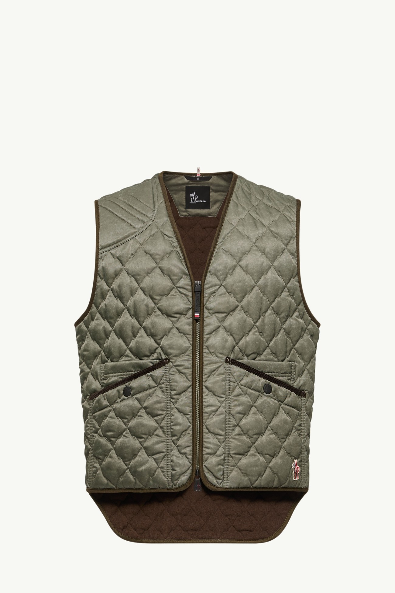 Ilmen Padded Gilet Men Sage Green Moncler 2