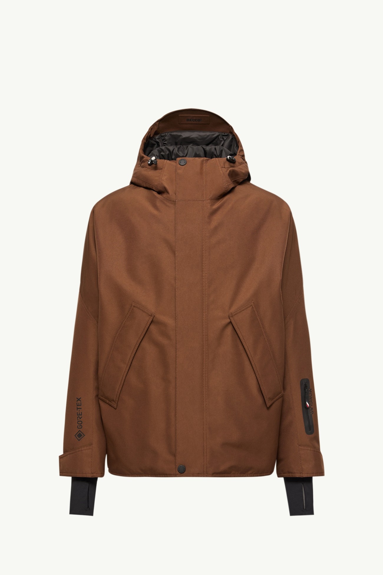 Lambir Hooded GORE-TEX® Ski Jacket Men Brown Moncler 2