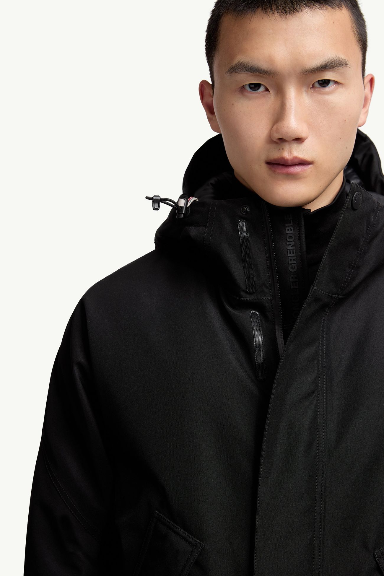Lambir スキージャケット メンズ ブラック Moncler 7