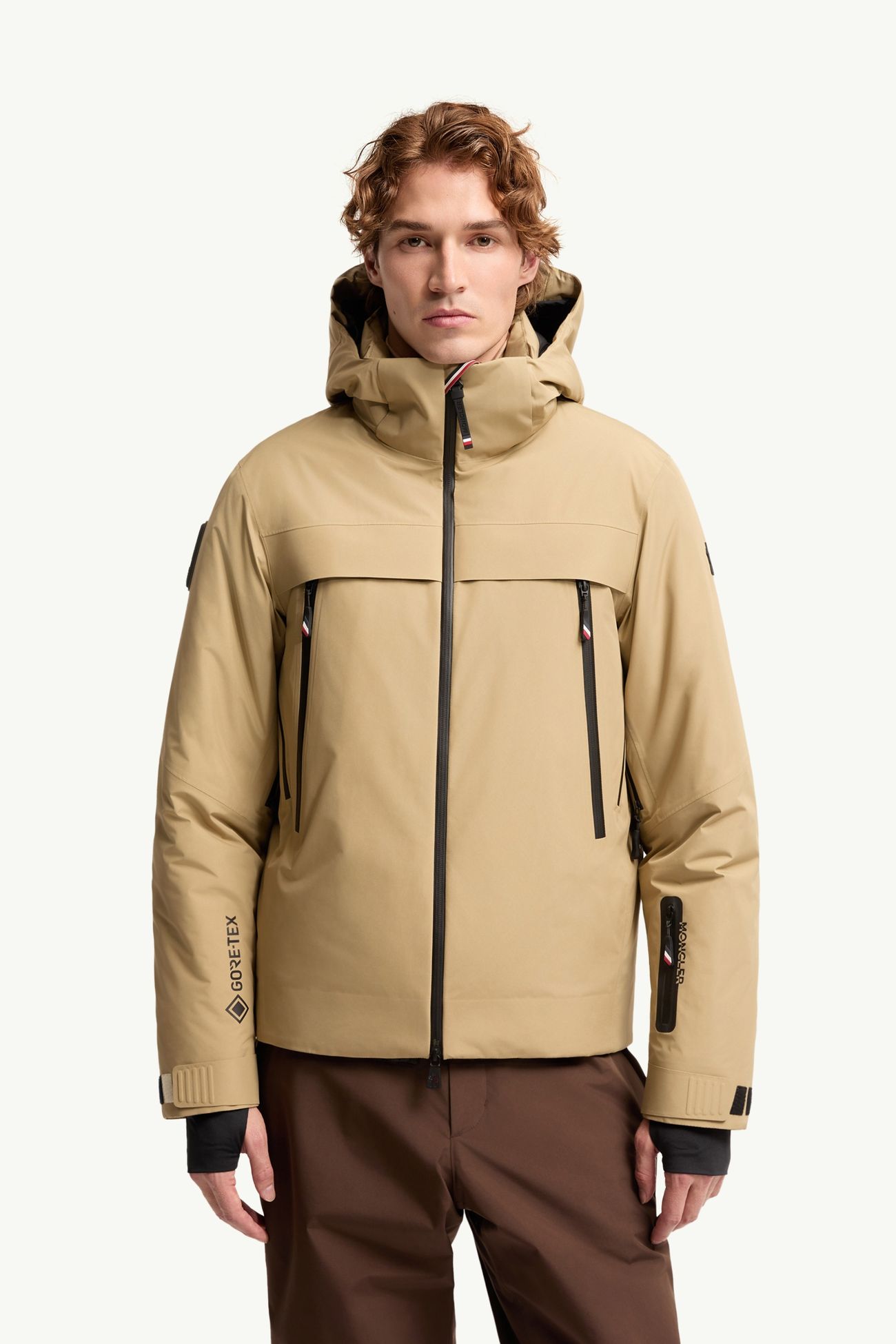Chaqueta de esquí aislante Balmhorn con capucha de GORE-TEX® Hombre Marrón claro Moncler 3