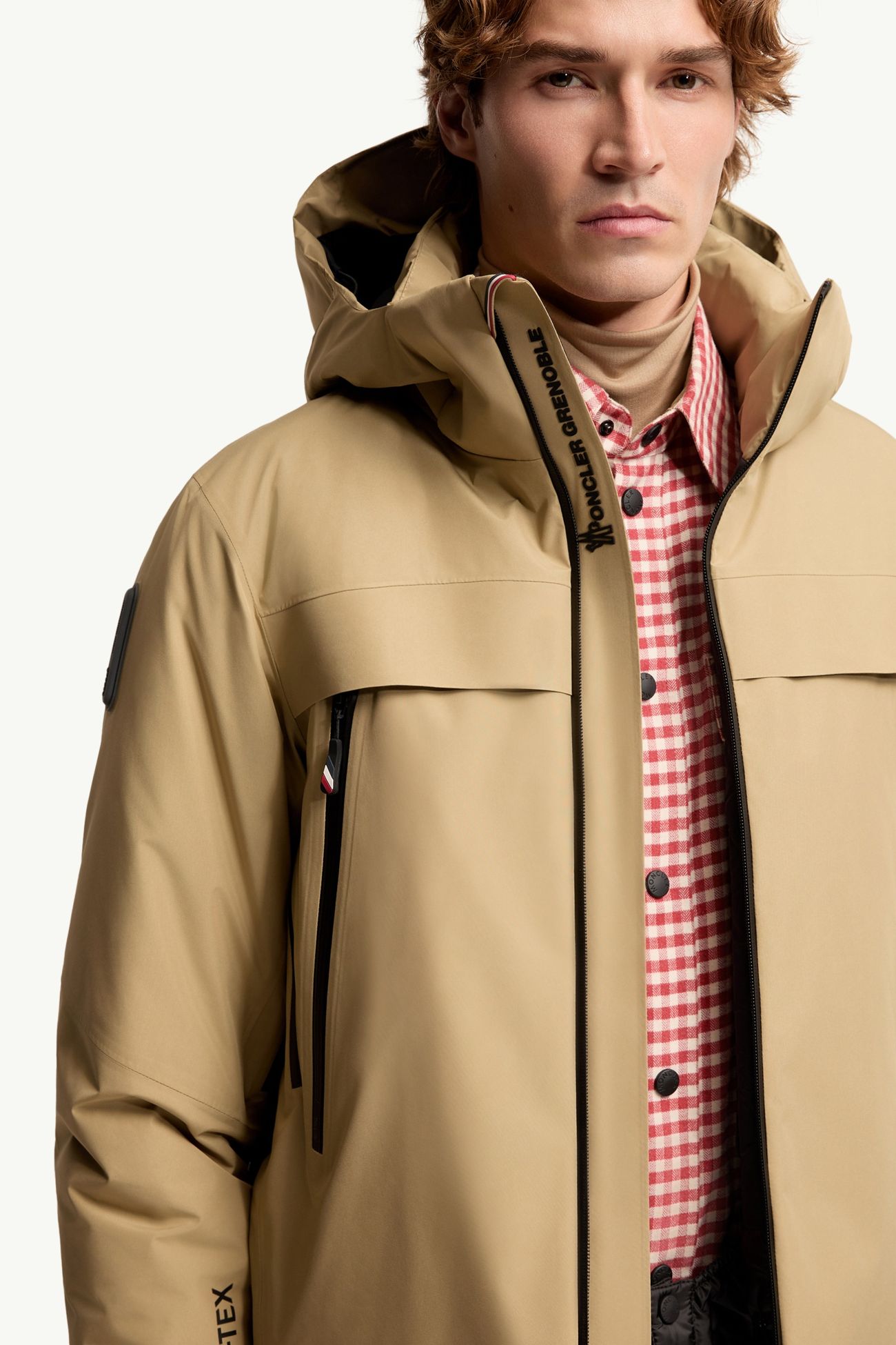 Balmhorn男士连帽保暖夹克外套 男士 浅棕色 Moncler 5