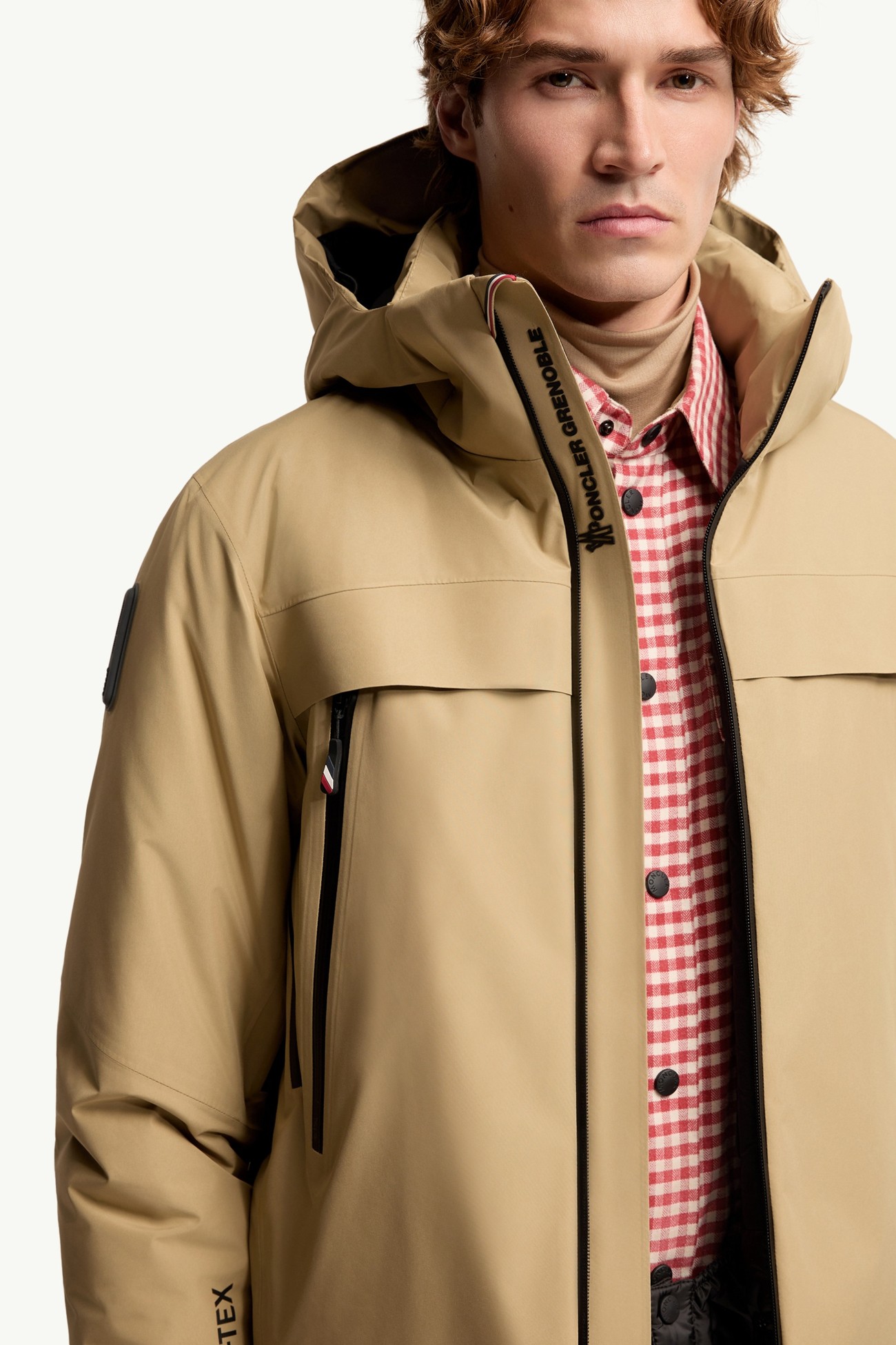 Balmhorn連帽GORE-TEX®保暖滑雪外套 男士 淺啡色 Moncler 5