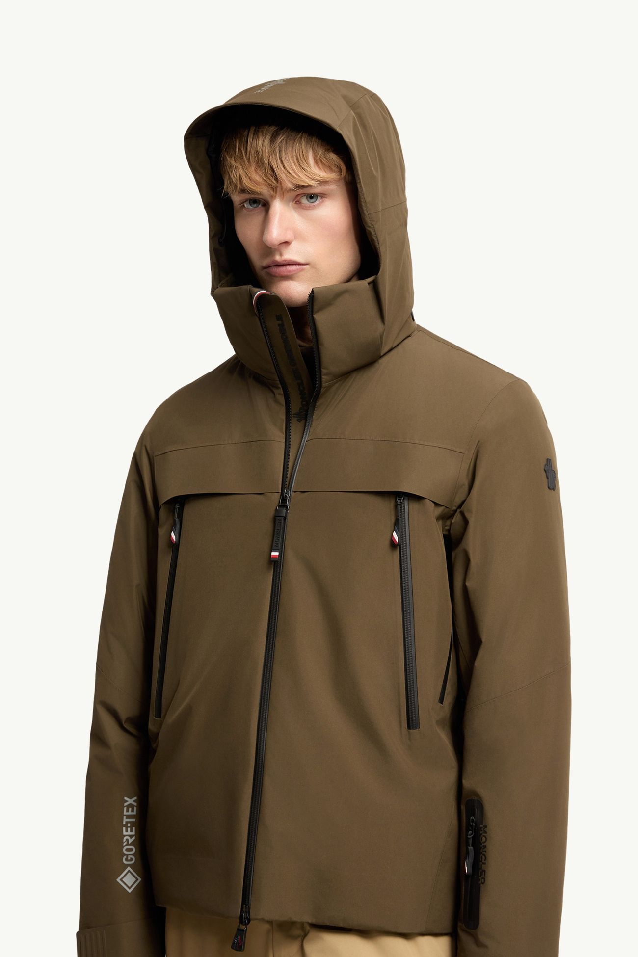 Balmhorn Hooded GORE-TEX® Insulated Ski Jacket Men Olive Green Moncler 5