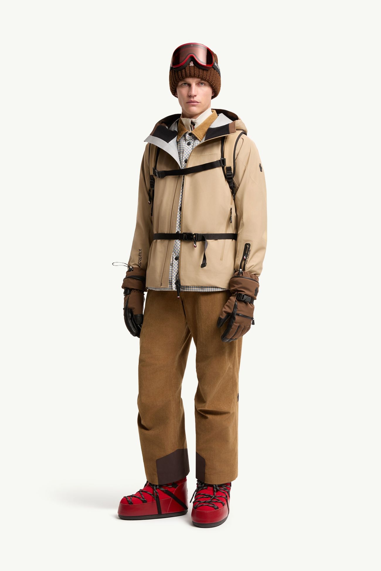 Hinterburgs男士连帽防护夹克外套 男士 米色 Moncler 0
