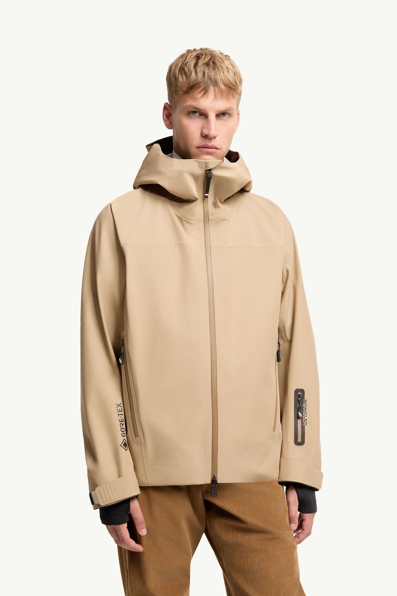 Giacca shell da sci con cappuccio in GORE-TEX® Hinterburgs Uomo Beige Moncler 3