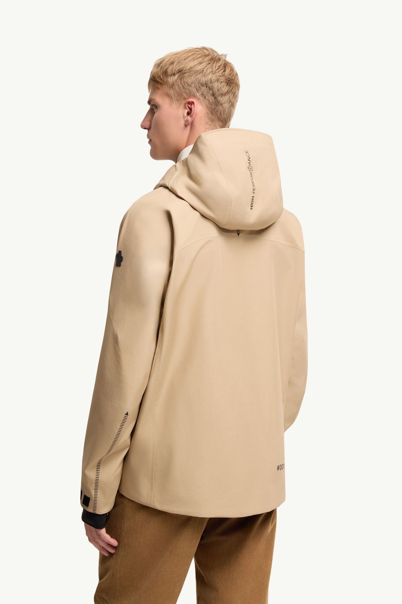 Hinterburgs Hooded GORE-TEX® Ski Shell Jacket Men Beige Moncler 4