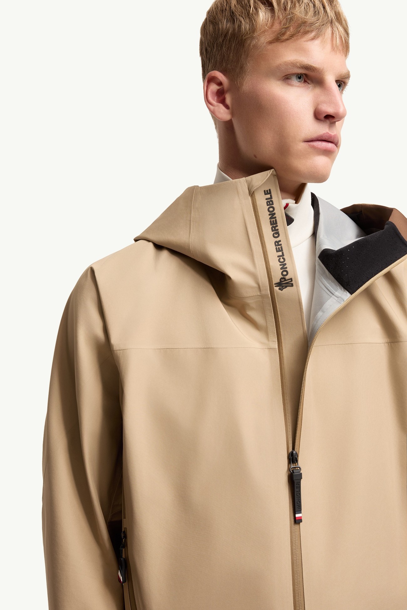 Hinterburgs男士连帽防护夹克外套 男士 米色 Moncler 6