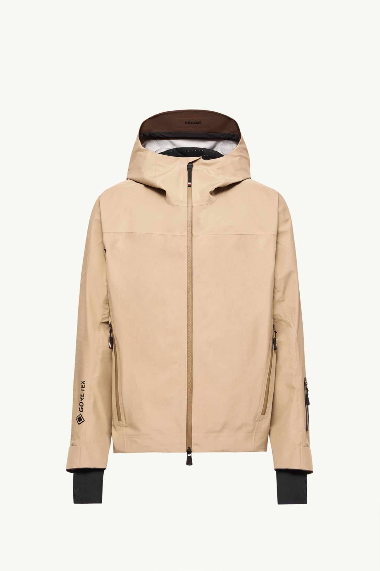 Hinterburgs Hooded GORE-TEX® Ski Shell Jacket Men Beige Moncler 2