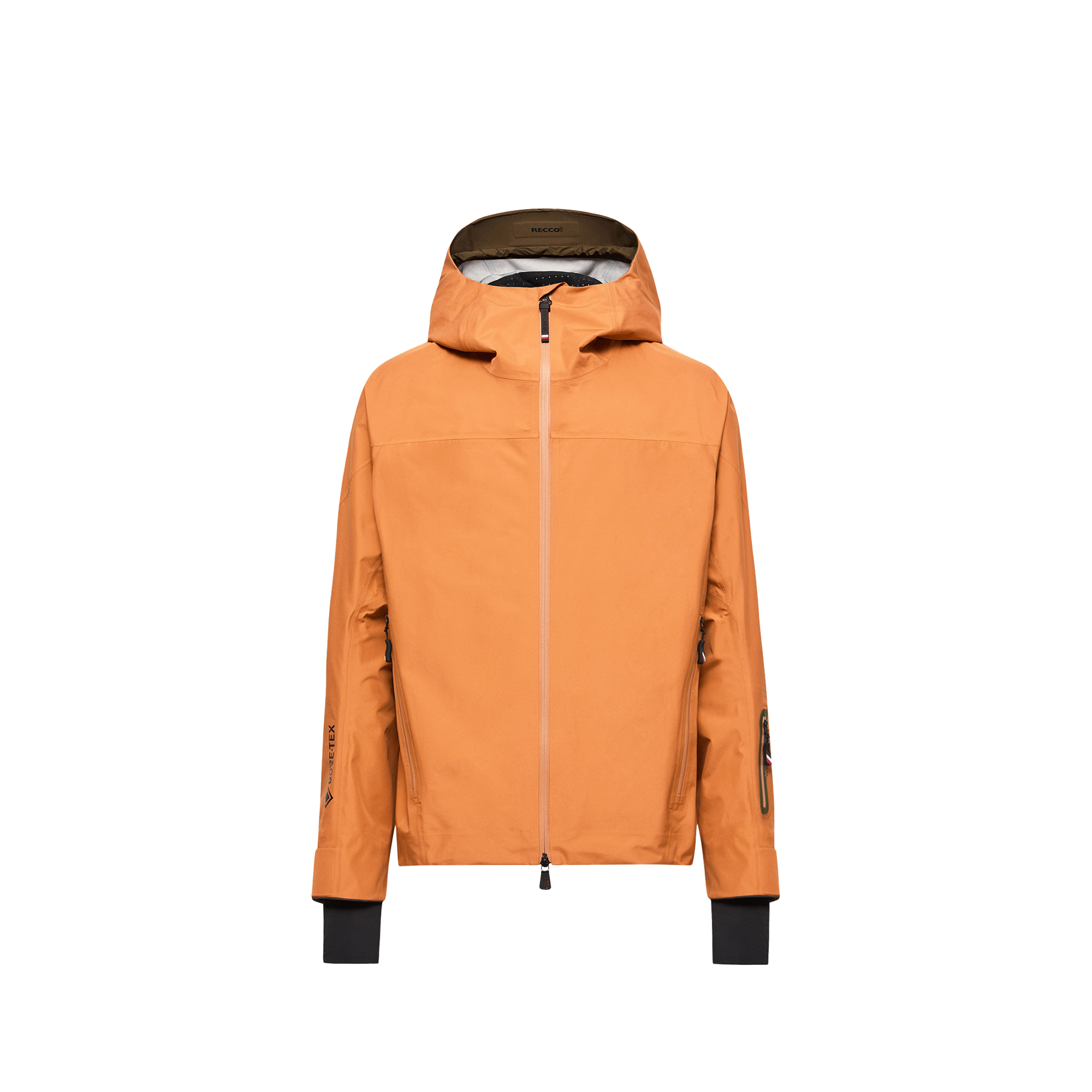 Moncler Giacca Shell Da Sci Con Cappuccio In Gore-Tex Hinterburgs Uomo da Arancio, Taglia: 4