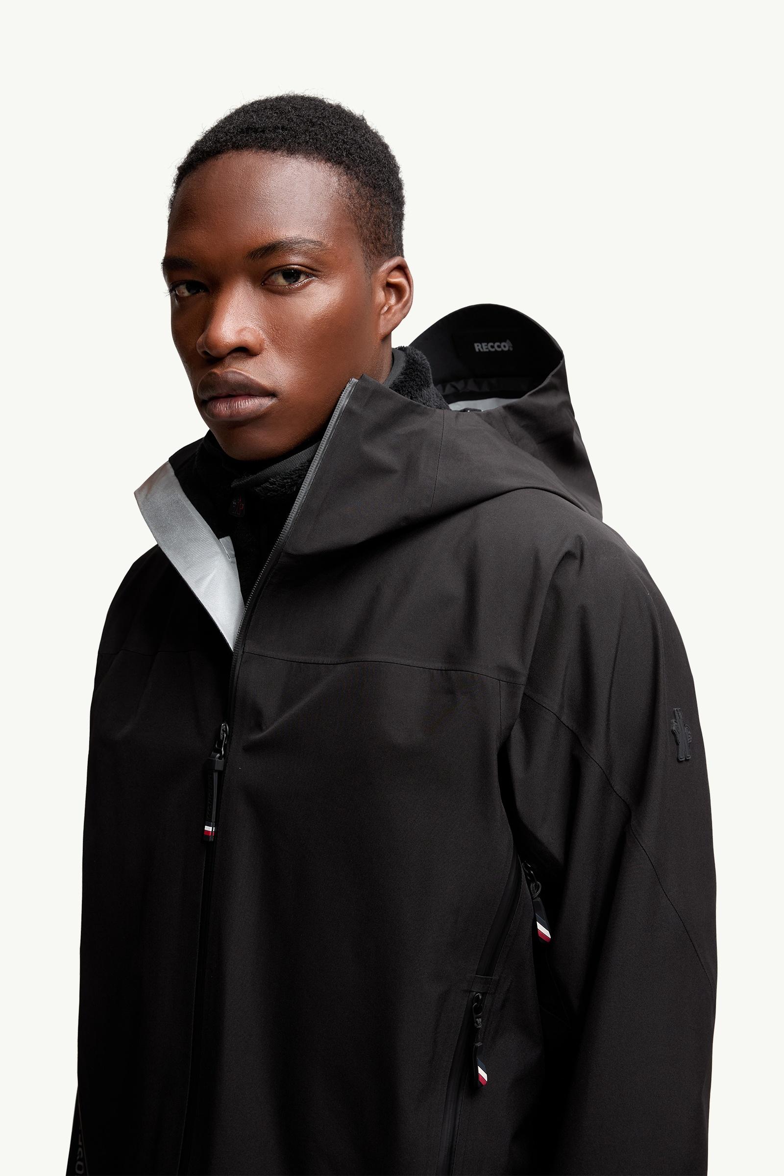 MONCLER モンクレール　スキーウェア　ナイロンジャケット ブラック Hinterburgs スキーシェルジャケット : スキージャケット