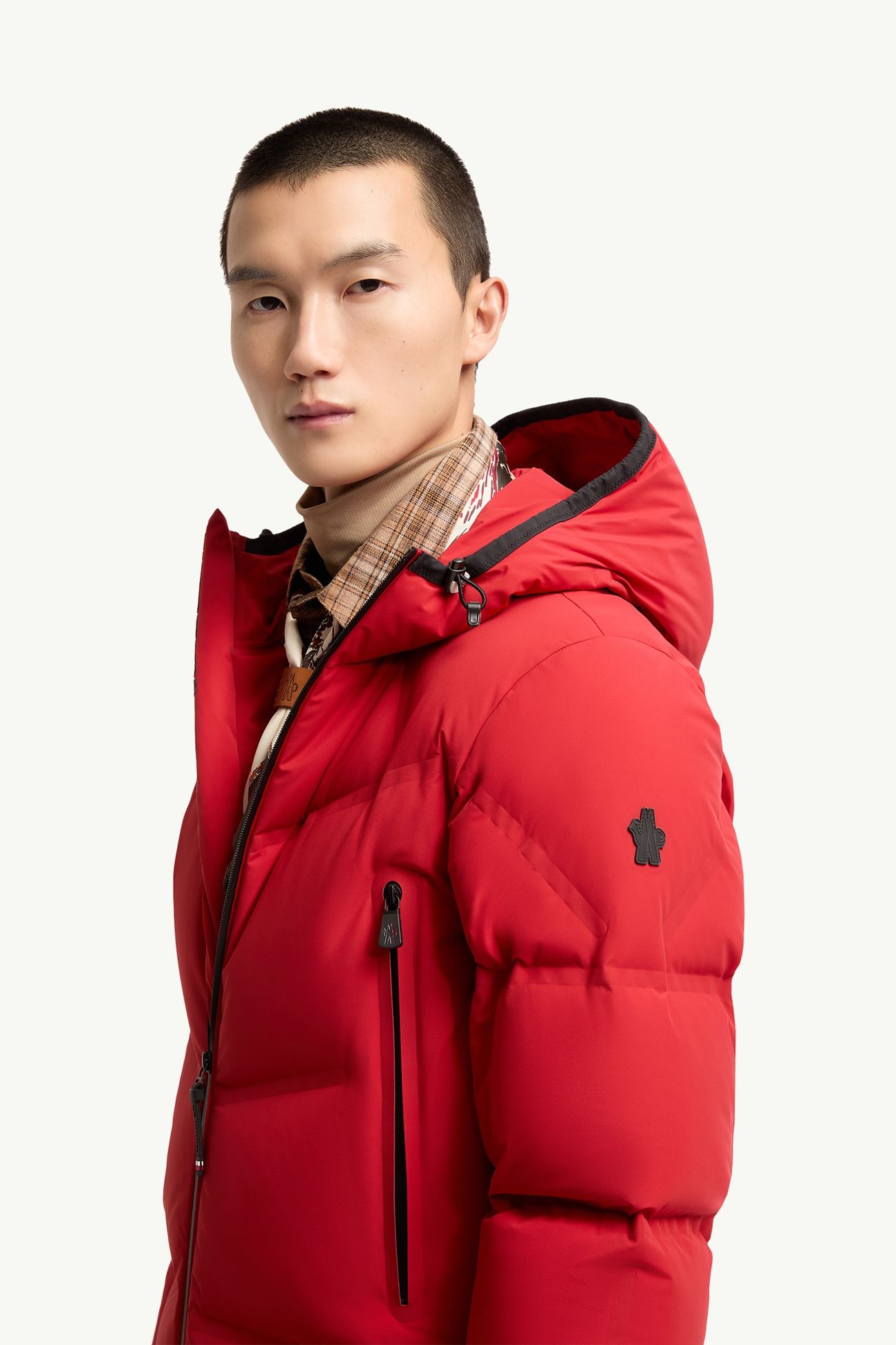 Chaqueta de esquí aislante Angren con capucha Hombre Rojo Moncler 1