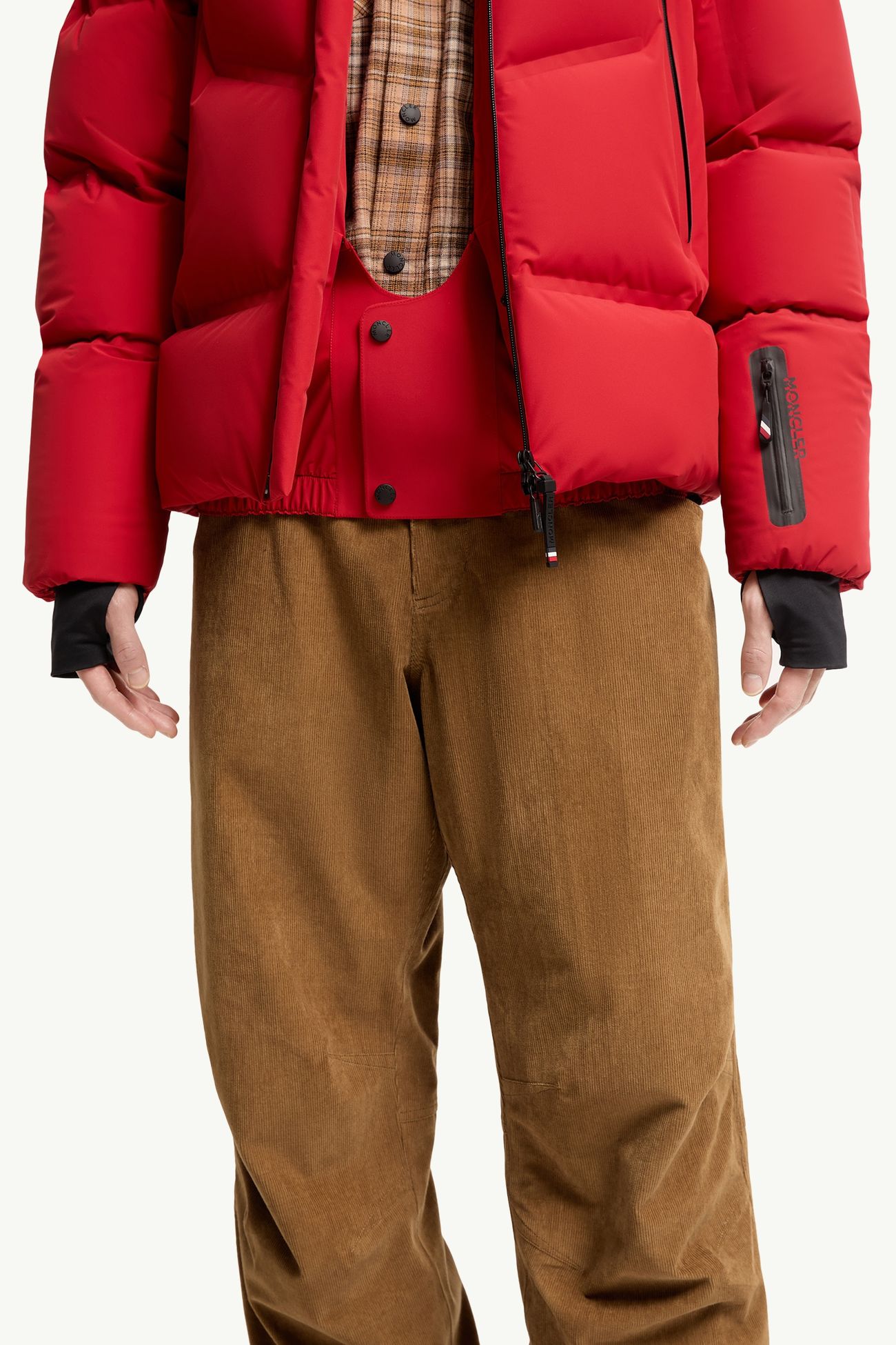 Giacca da sci Angren isolante con cappuccio Uomo Rosso Moncler 5