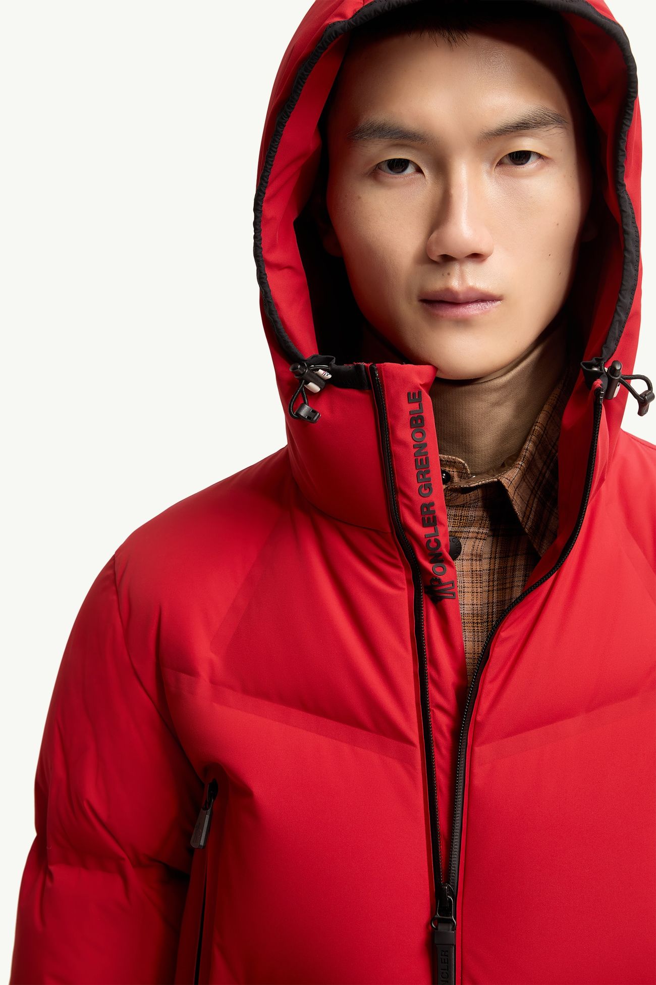 Angren連帽保暖滑雪外套 男士 紅色 Moncler 6