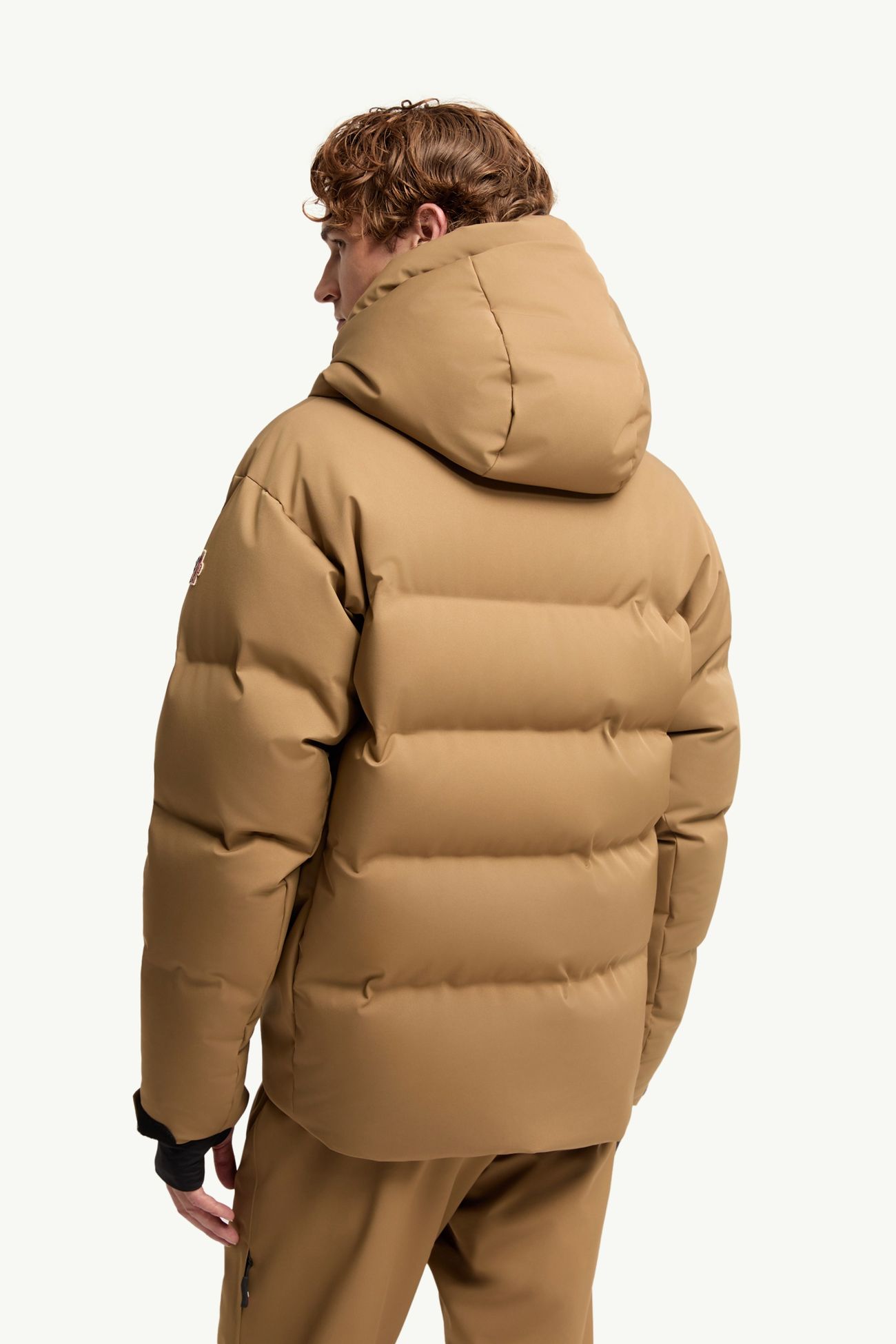 Veste de ski isolante à capuche Fellberg Hommes Beige Chameau Moncler 4