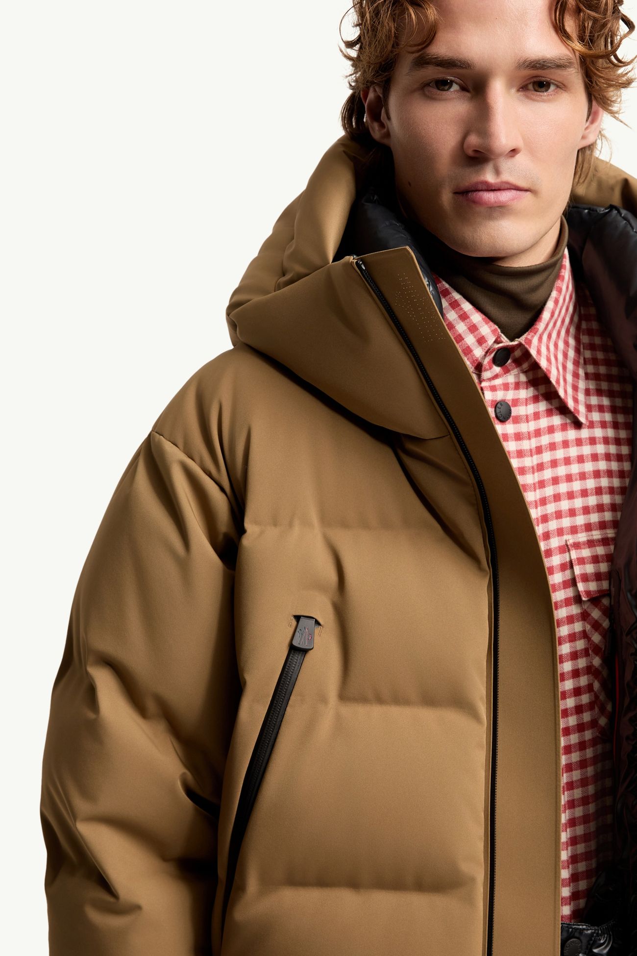 Fellberg Hooded Insulated Ski Jacket Men Camel Beige Moncler 5