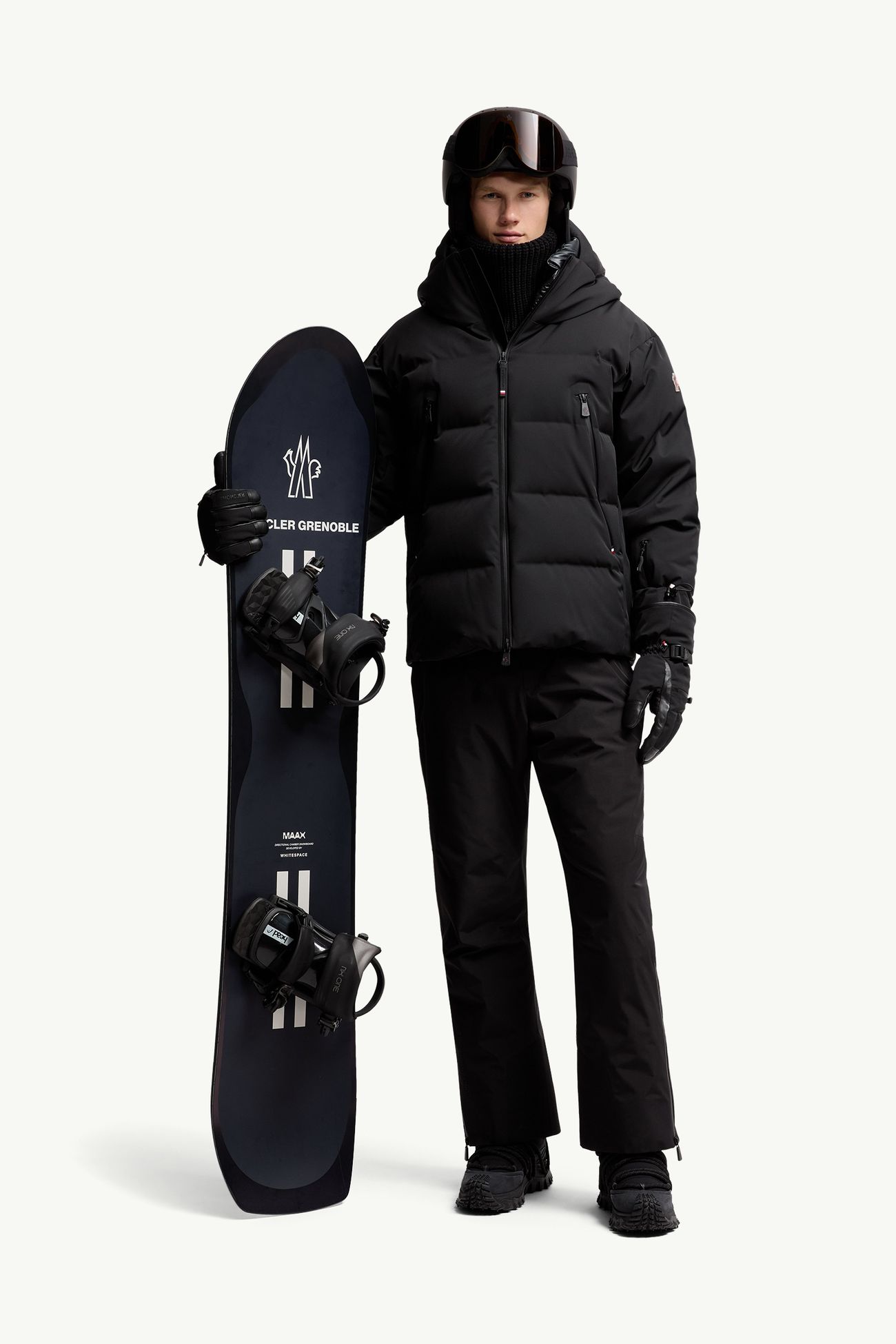 Fellberg連帽保暖滑雪外套 男士 黑色 Moncler 0