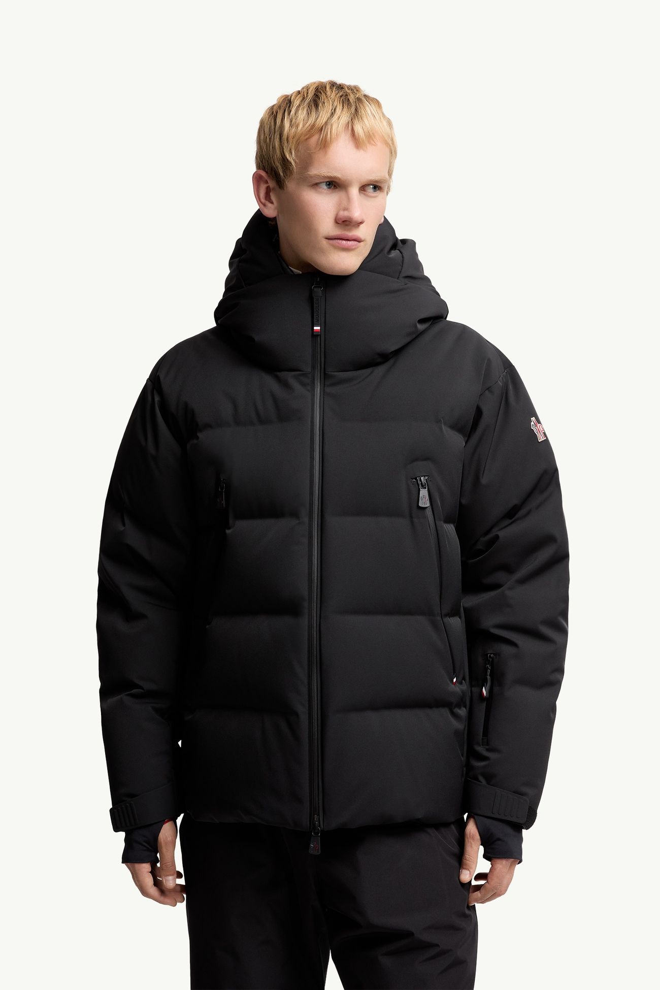 Fellberg連帽保暖滑雪外套 男士 黑色 Moncler 3