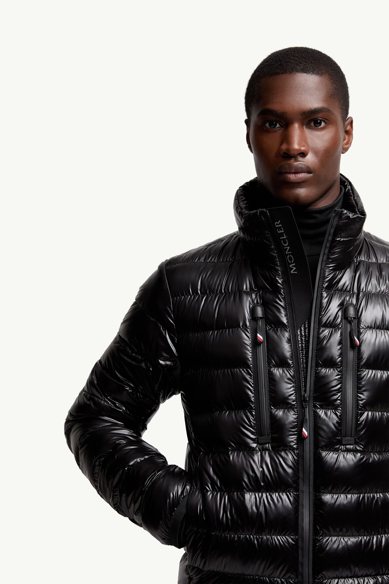 Hers男士可折叠保暖夹克外套 男士 黑色 Moncler 5