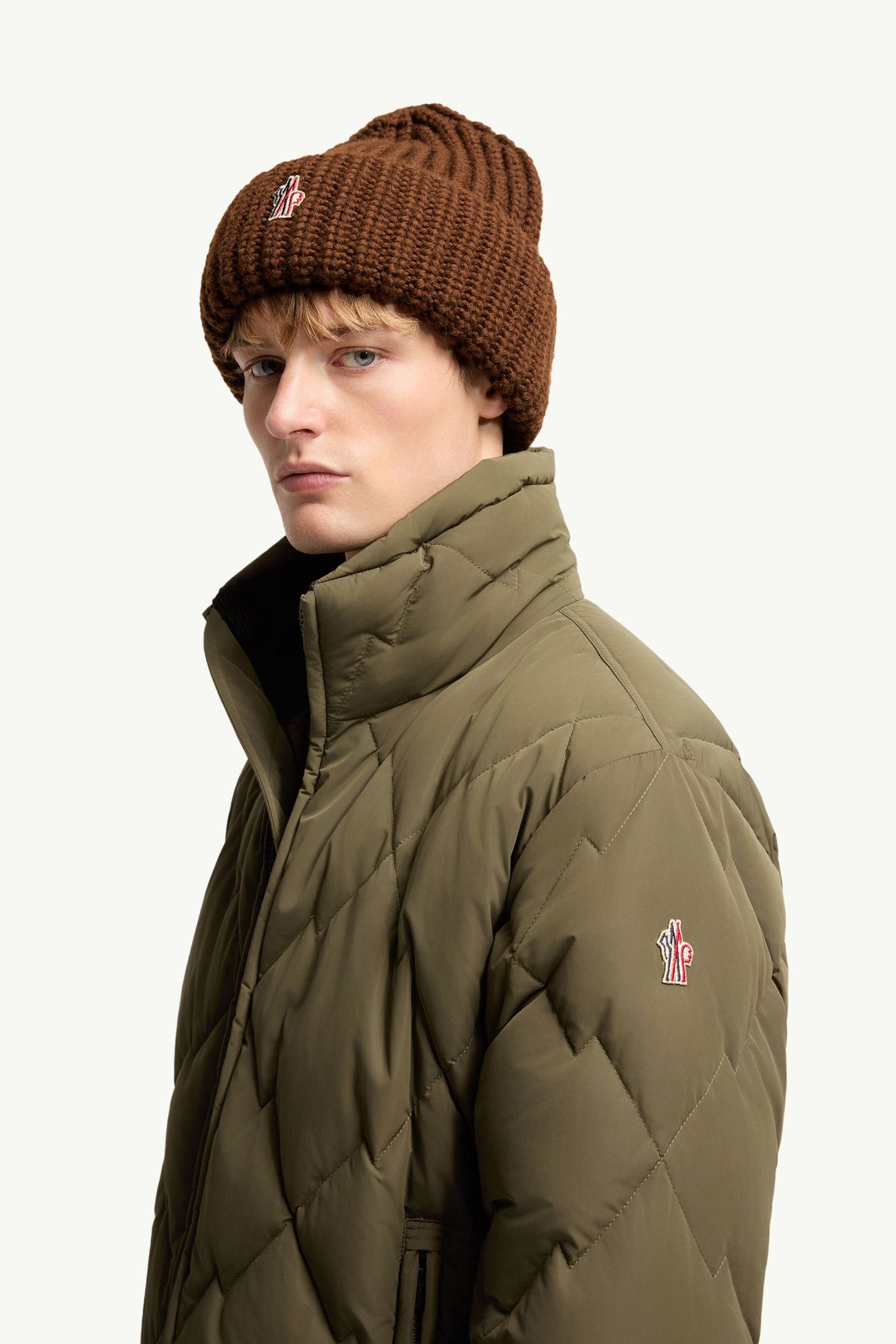 Bramans男士羽绒夹克外套 男士 橄榄绿 Moncler 1