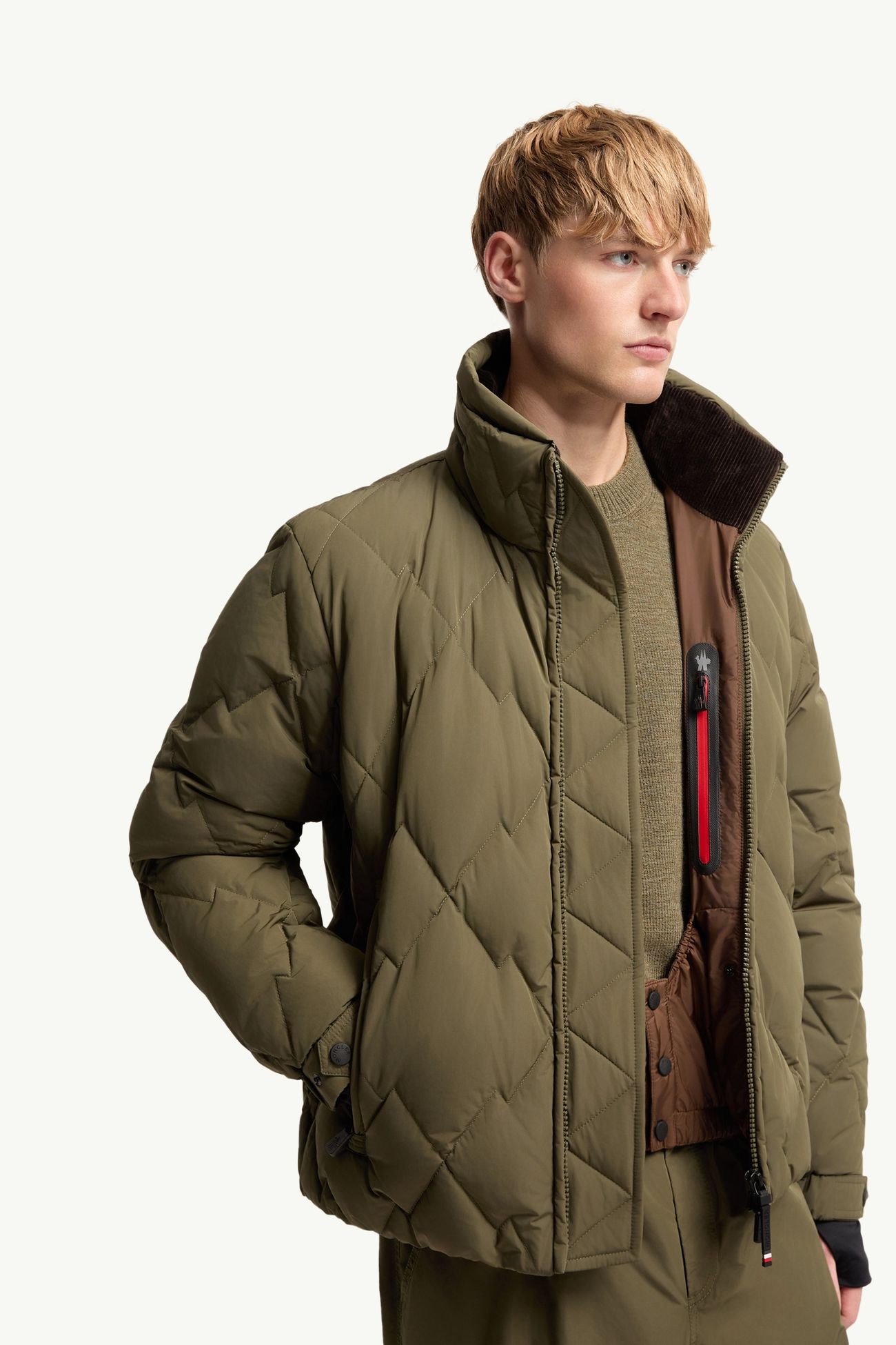 Bramans Men Olive Green Moncler 5