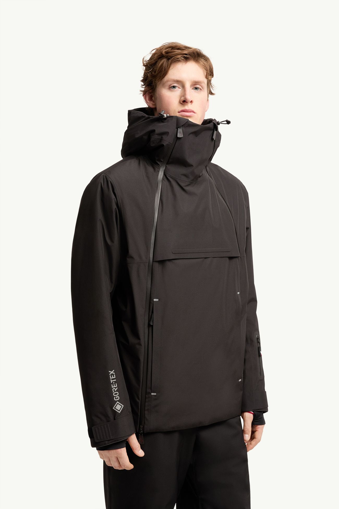 Staz Hooded GORE-TEX® Ski Jacket Men Black Moncler 3