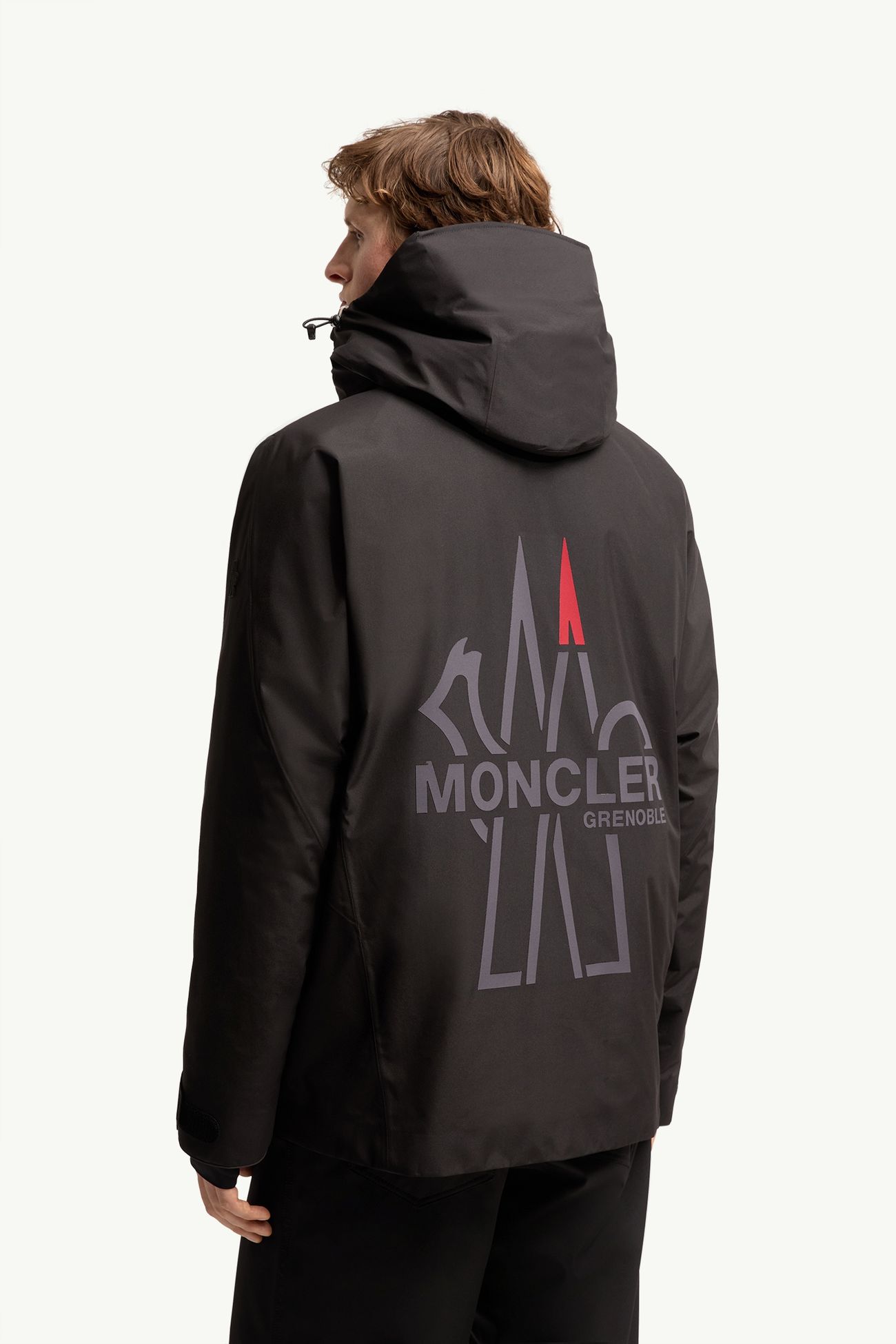 Staz連帽GORE-TEX®滑雪外套 男士 黑色 Moncler 4