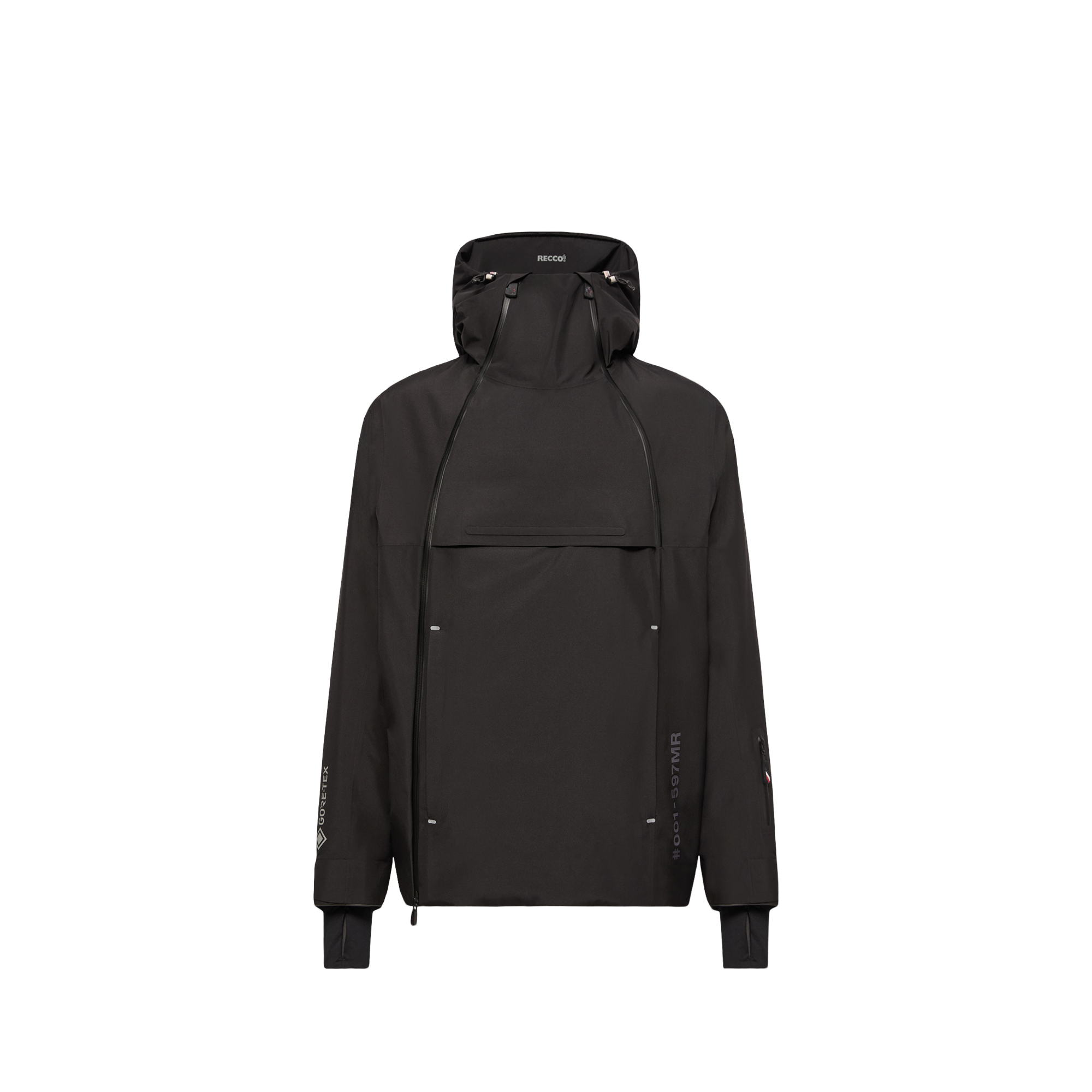 Moncler Grenoble Uomo Nero Giacca Da Sci “Staz” - Immagine 2
