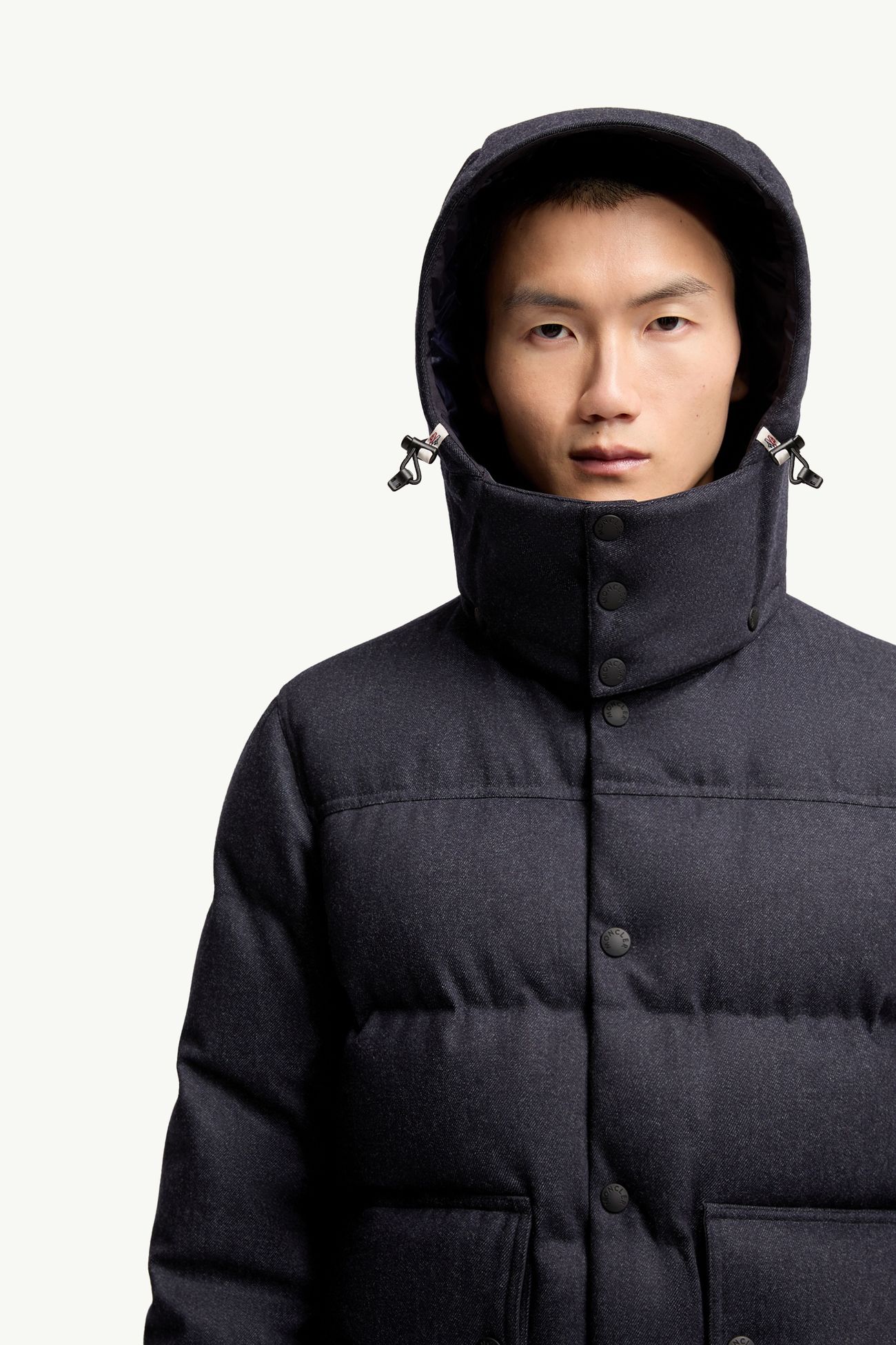 Servance Daunen-Skijacke aus Wolle mit Kapuze Herren Dunkelblau Moncler 6